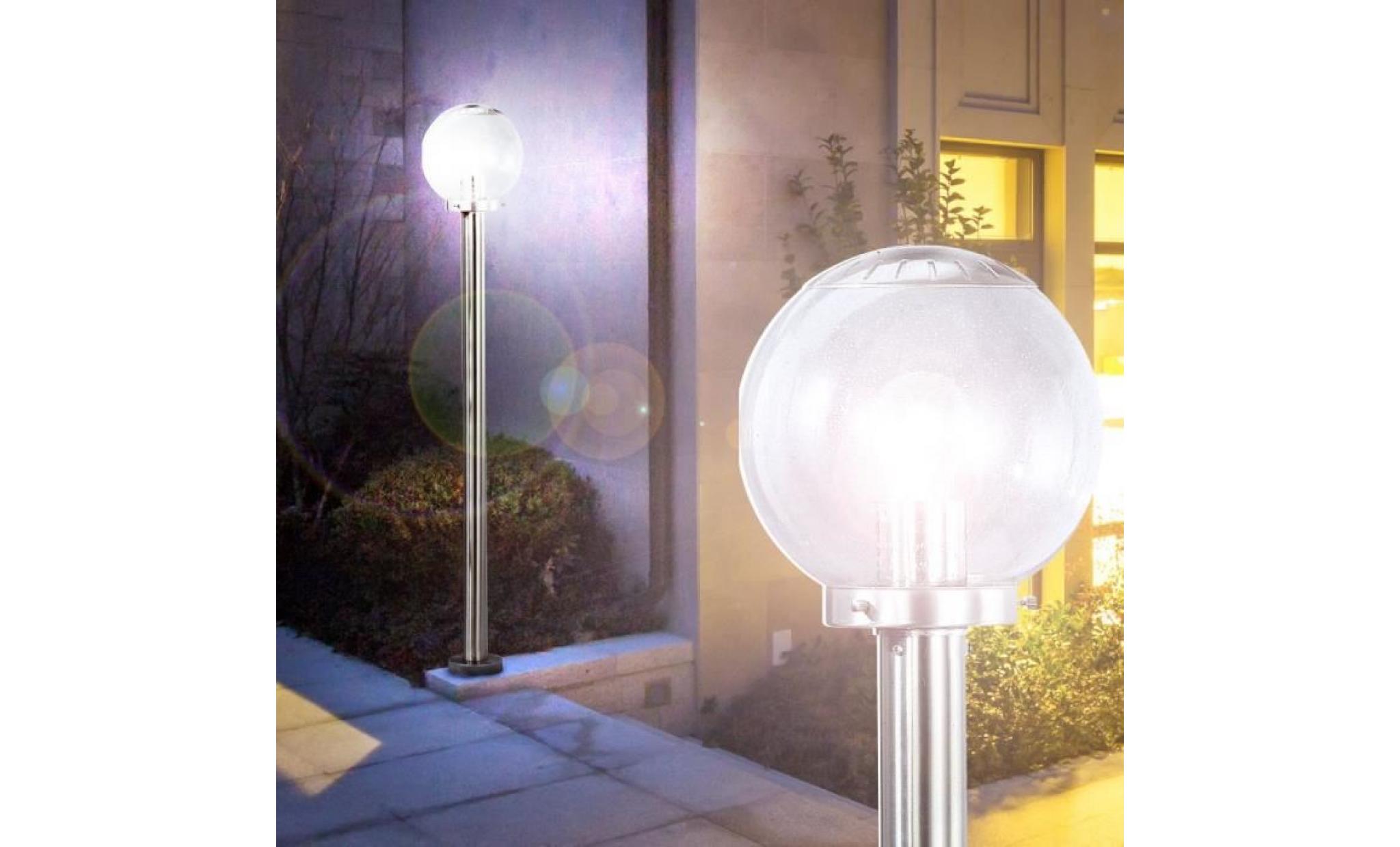 led 6 watt lampe extérieure lampadaire patio jardin lampe boule ip44 lampe pas cher