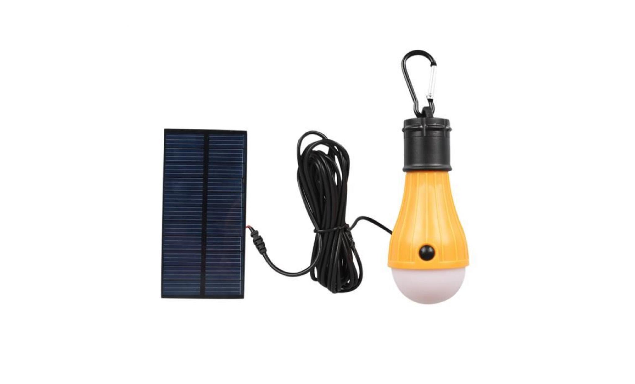 led rechargeable solaire extérieure feux d'urgence camping lumière hanging  li547558