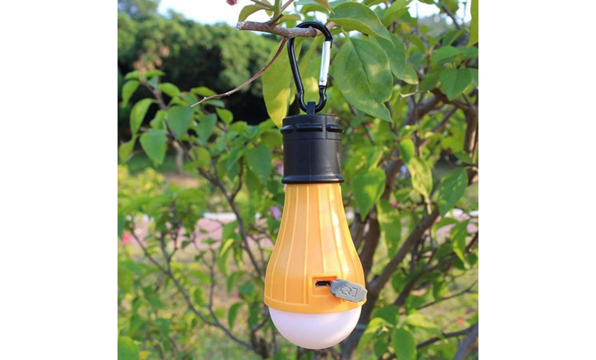 led rechargeable solaire extérieure feux d'urgence camping lumière hanging  li547558 pas cher