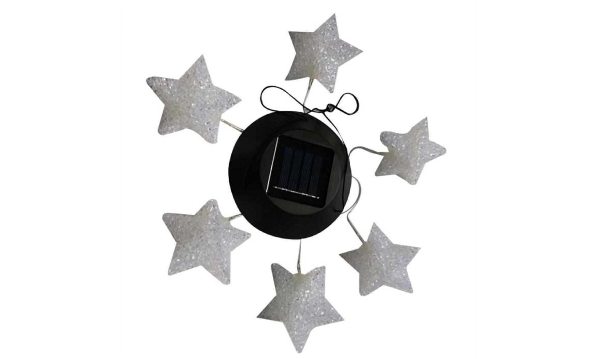 led solaire carillon de vent étoile forme couleur changeante mobile carillon lumière de carillon pour la fête à la maison