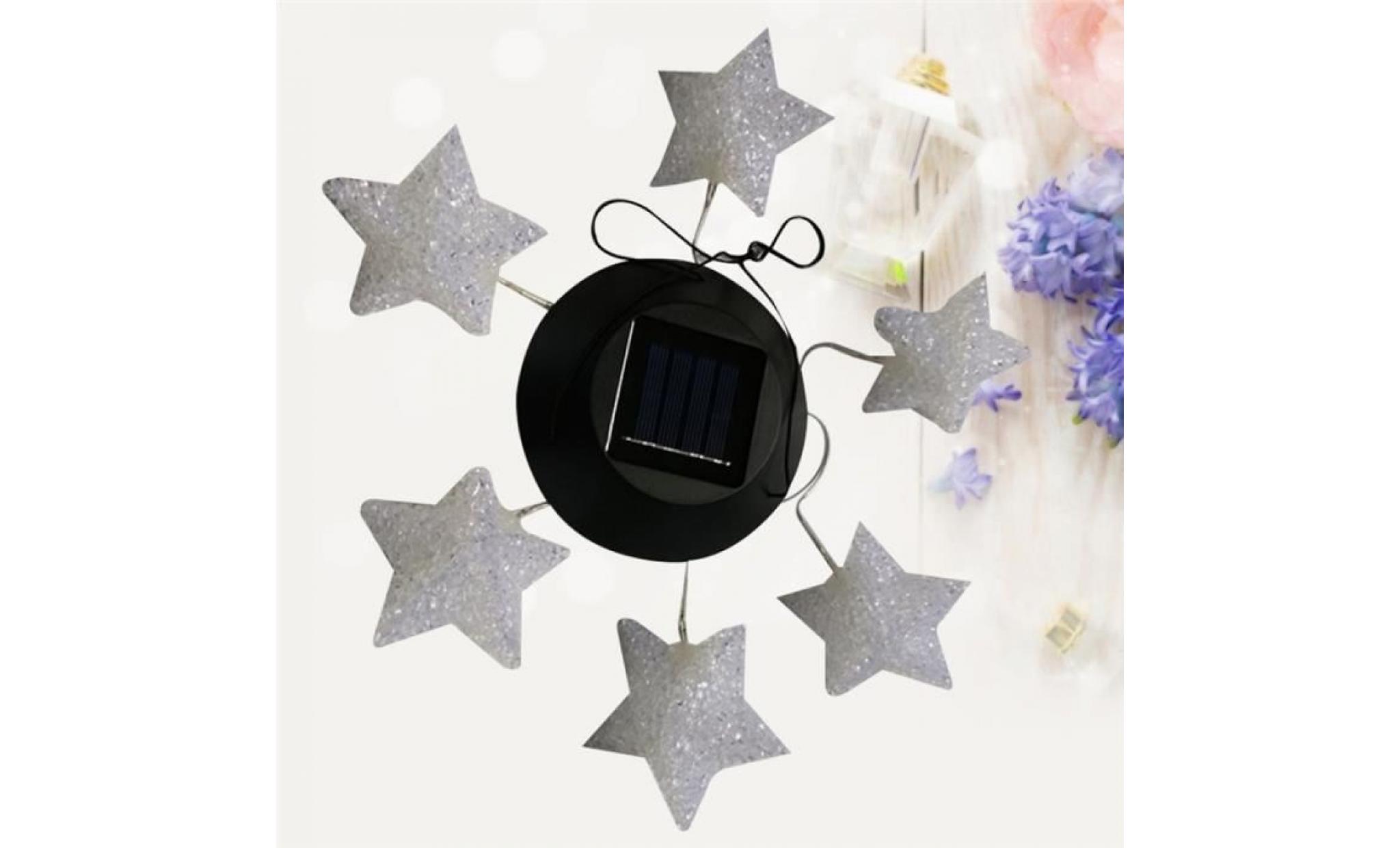led solaire carillon de vent étoile forme couleur changeante mobile carillon lumière de carillon pour la fête à la maison pas cher