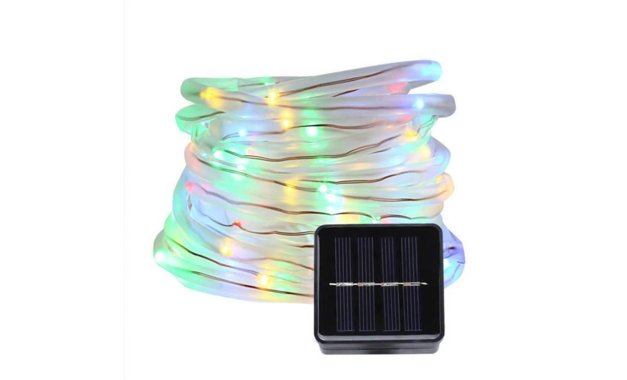 led solaire guirlande lumière corde tube lampe party jardin jardin présentation li694705