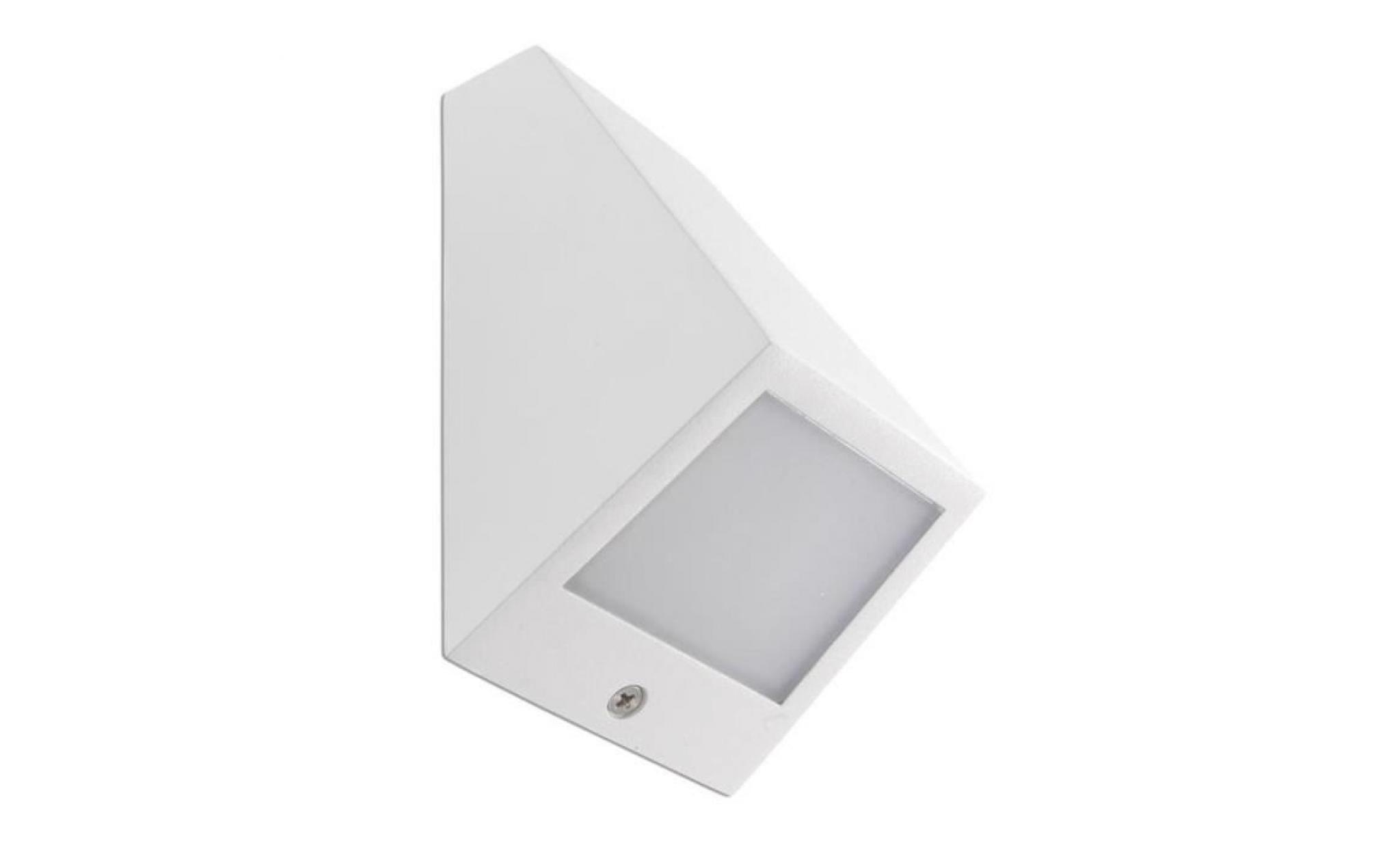 Leds C4 - Applique extérieure inclinée Angle LED IP54 - Blanc 14,7 cm