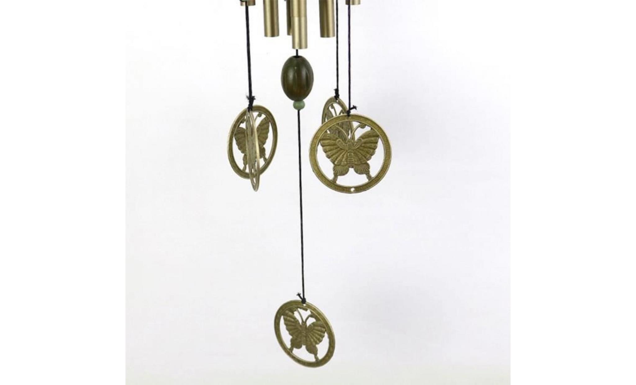 leegoal carillons éoliens crisp multi tubes en bronze (pegasus, bois massif + métal) pas cher