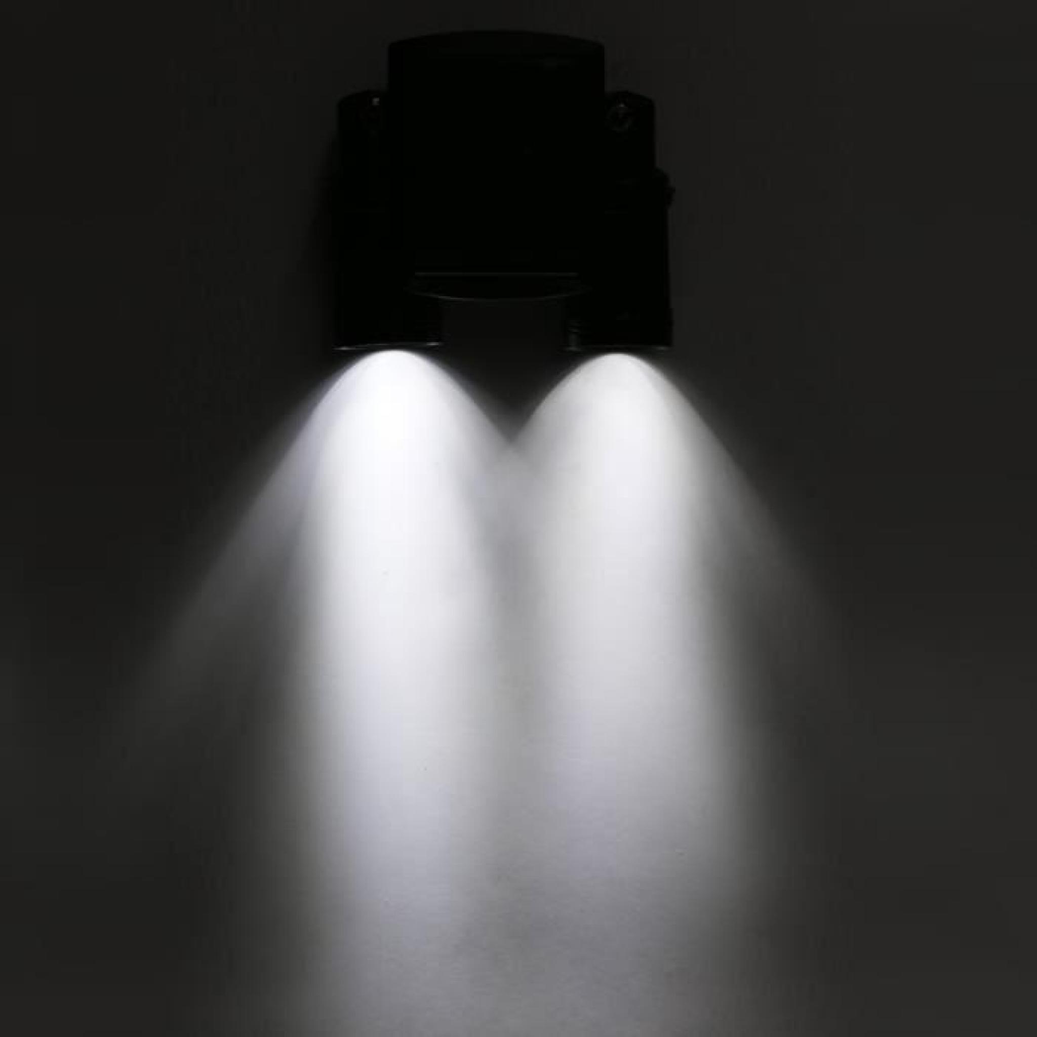 Lixada Lampe Projecteur Capteur solaire14 LEDs 150LM Paysage Luminaire pour Attiques Chambre Cheminée Escalier Garage pas cher