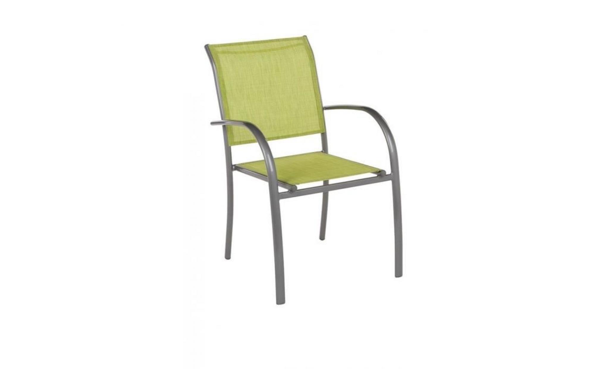 fauteuil empilable piazza hesperide vert