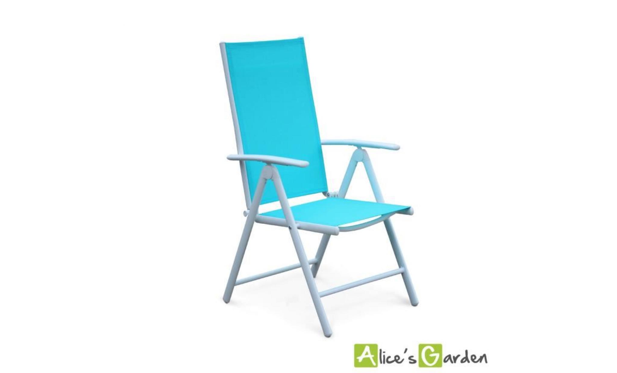 lot de 2 fauteuils naevia    / turquoise pas cher