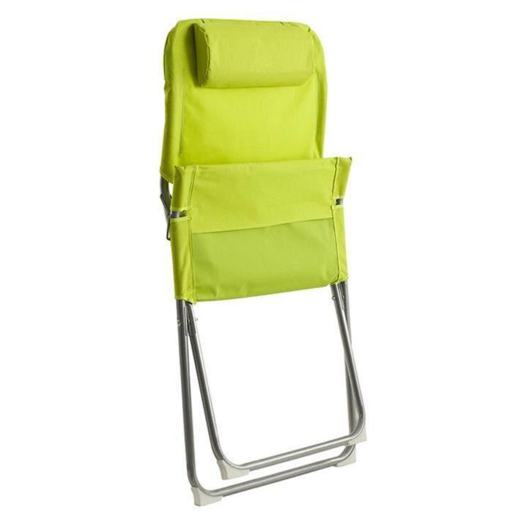 Lot de 4 fauteuils relax coloris Granny - Dim :  L.73 x P.64 x H.83 cm pas cher