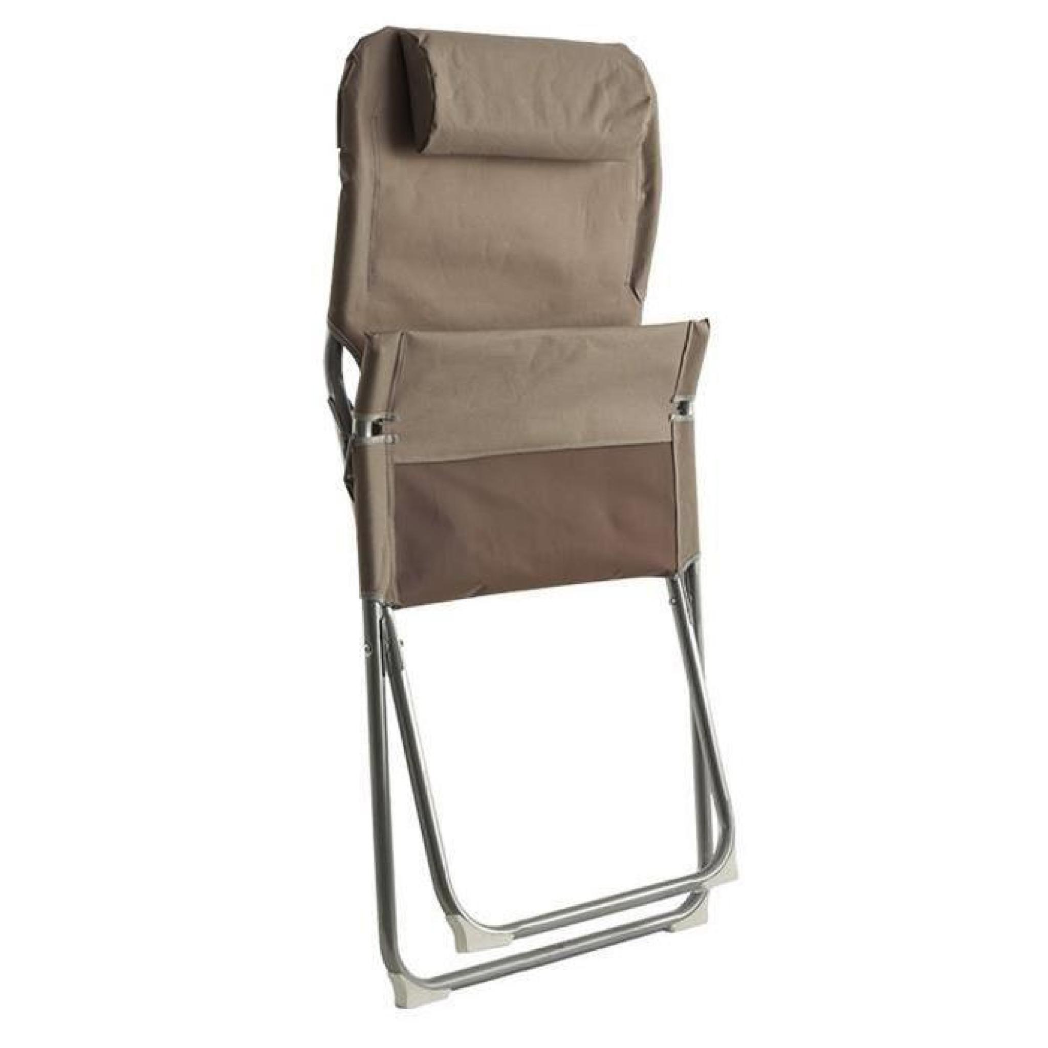 Lot de 4 fauteuils relax coloris Taupe - Dim : L.73 x P.64 x H.83 cm pas cher
