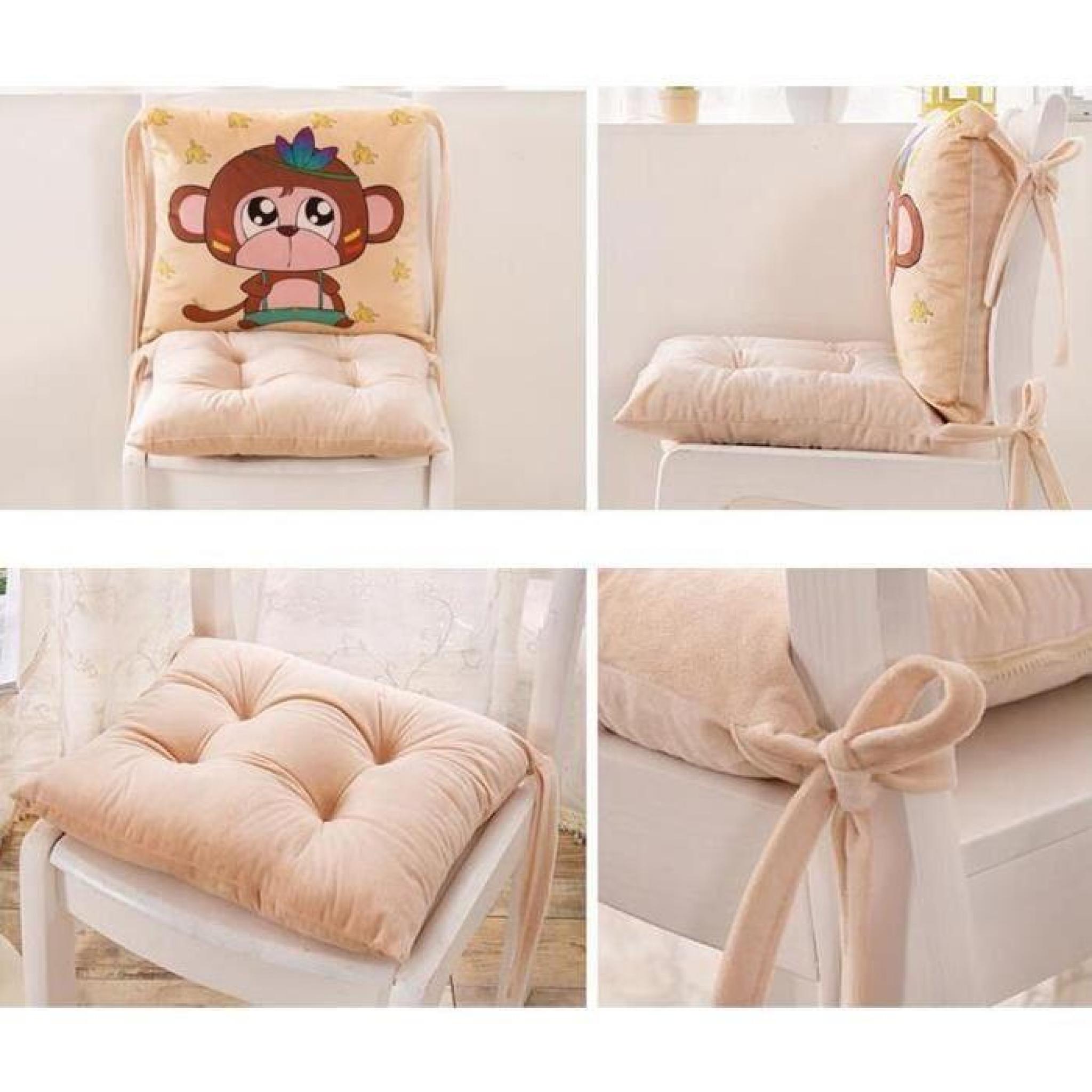 Lovely Chair Cushion Nouveau Coussin Chair Avec Monkey Print pas cher