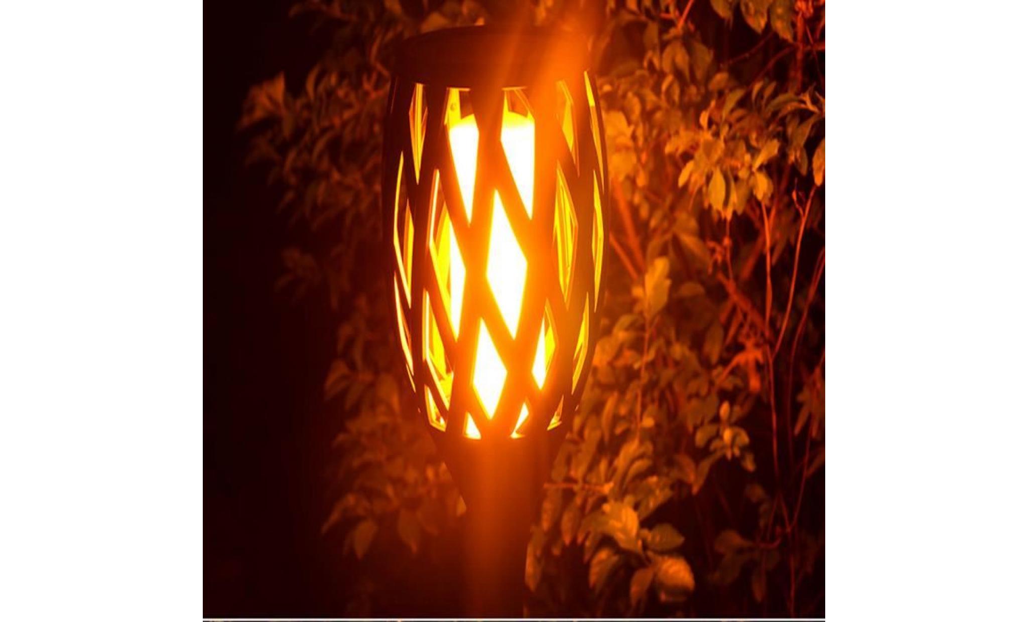 lumière de jardin solaire jardin de pelouse placé lumière jardin lampe torche de simulation led #si 57