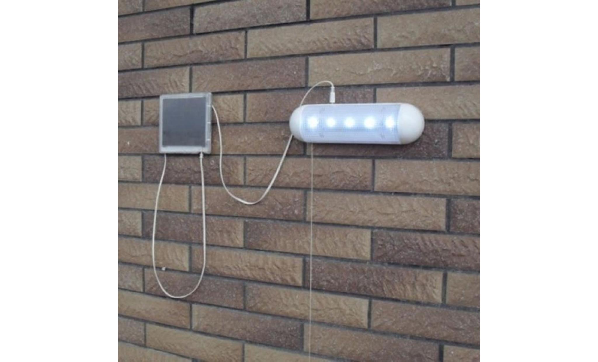 lumière populaire pull solaire fractionner lampes solaires intérieur 5 led extérieur lumière d'urgence anonywego927