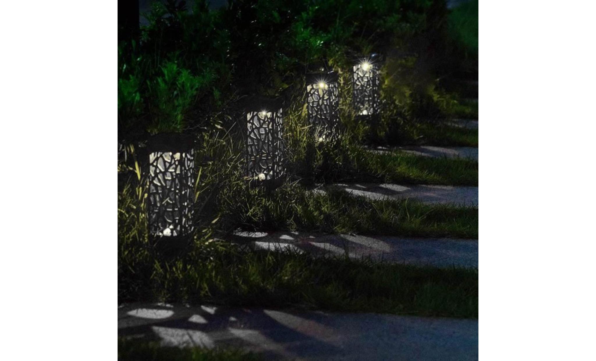 lumière solaire de paysage de chemin de led allume la lumière de décoration de jardin de lumière de pelouse hjn175 pas cher
