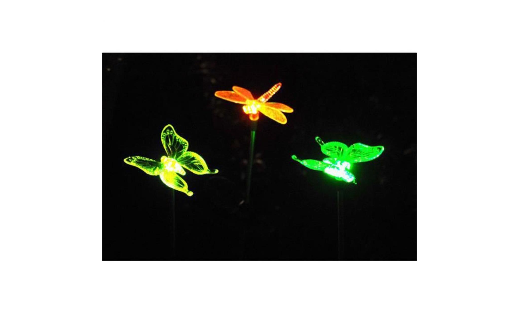 lumière solaire papillon pôle extérieur led pelouse lumière de jardin lumières décoratives li513 solar513 pas cher