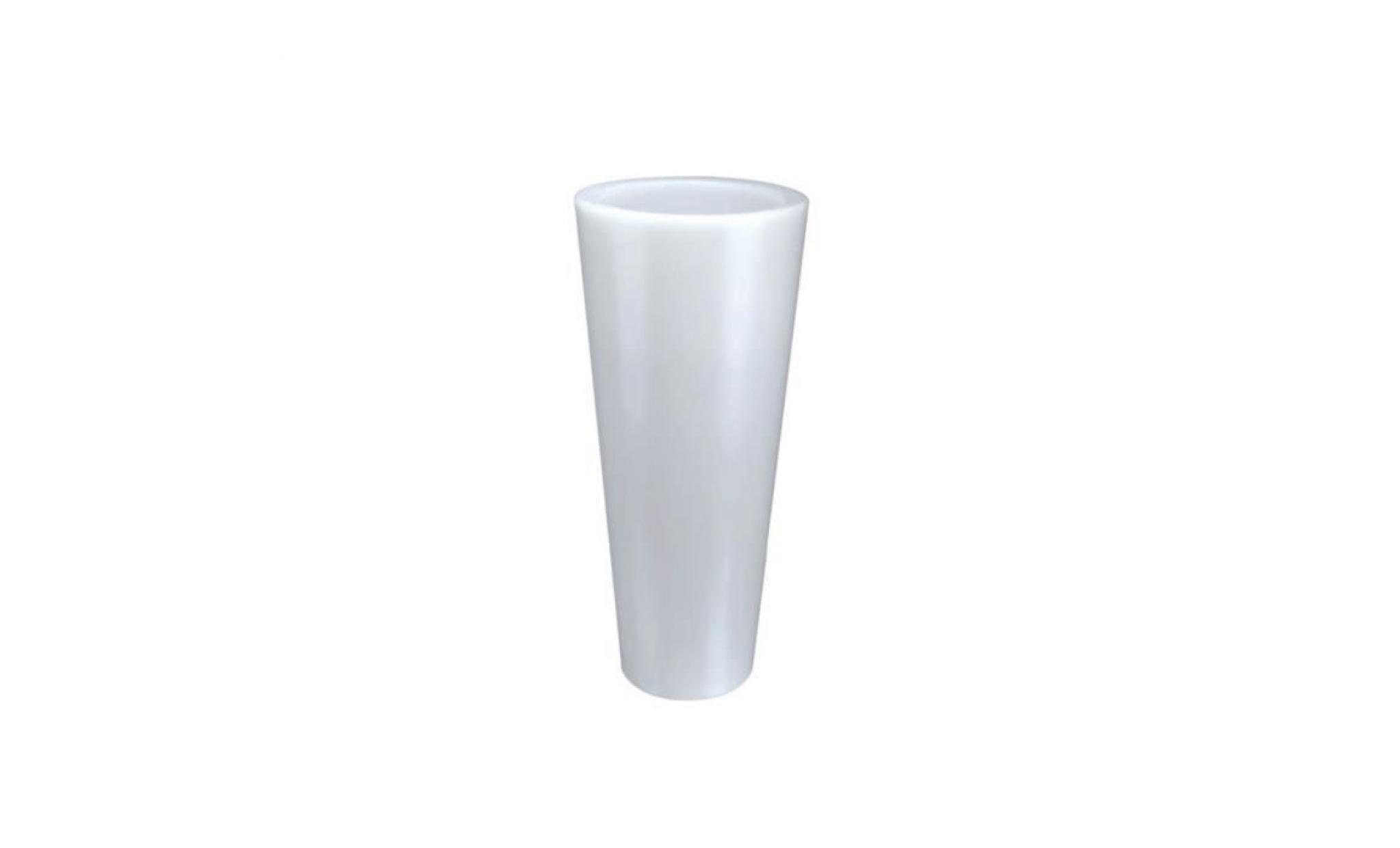 lumisky vase lumineux conique angus blanc 38 cm pas cher