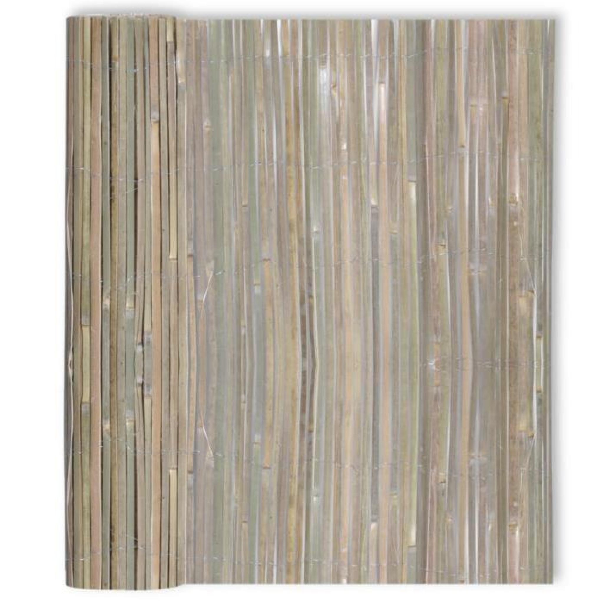 Magnifique Cloture en bambou 100 x 400 cm