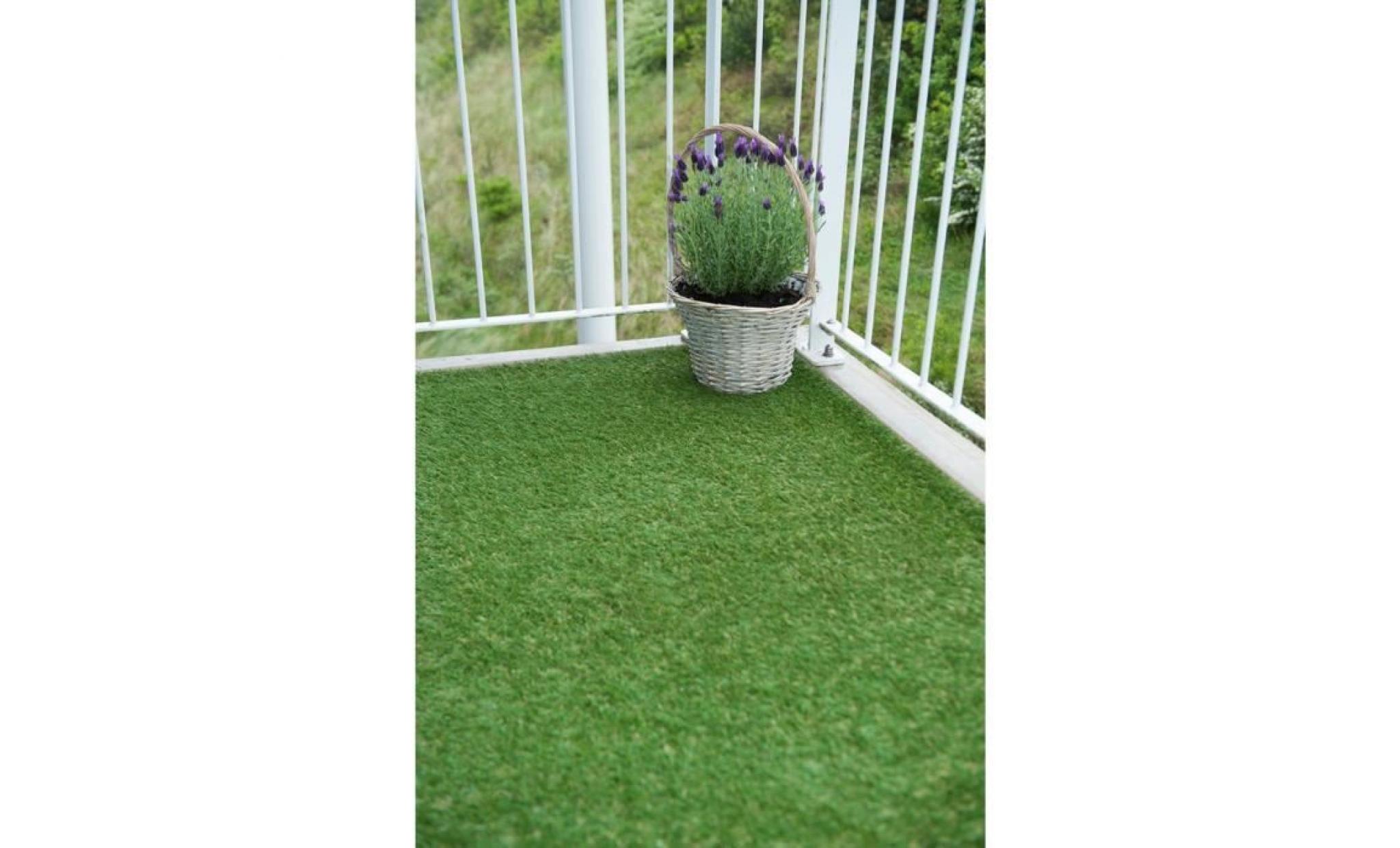 magnifique pelouse artificielle nature 1 x 2 m verte 6030571