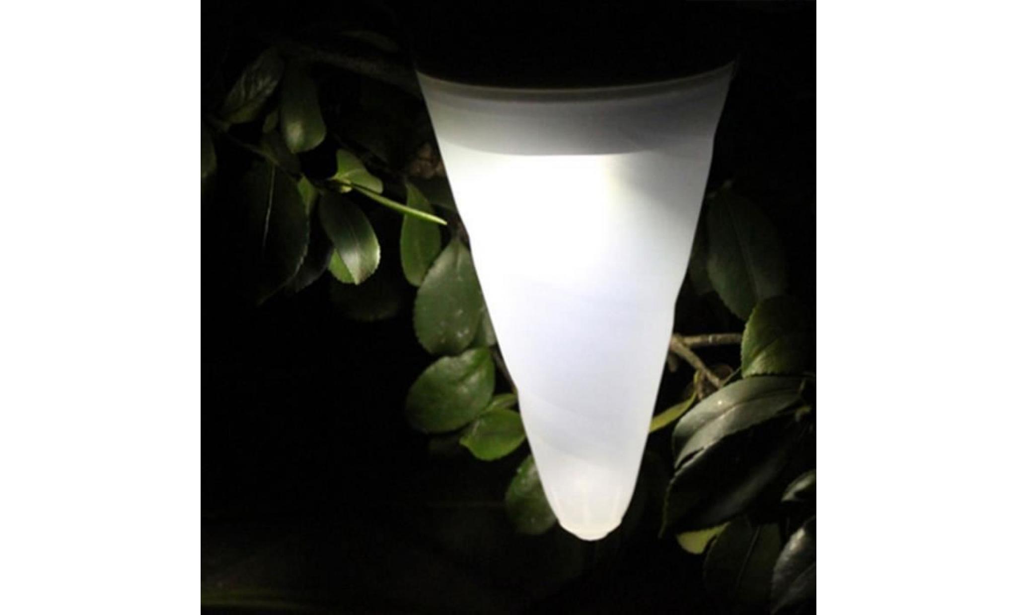 marque nouvelle lumière solaire conique lumière led lumière jardin extérieur cour suspendue lampe jardin pas cher