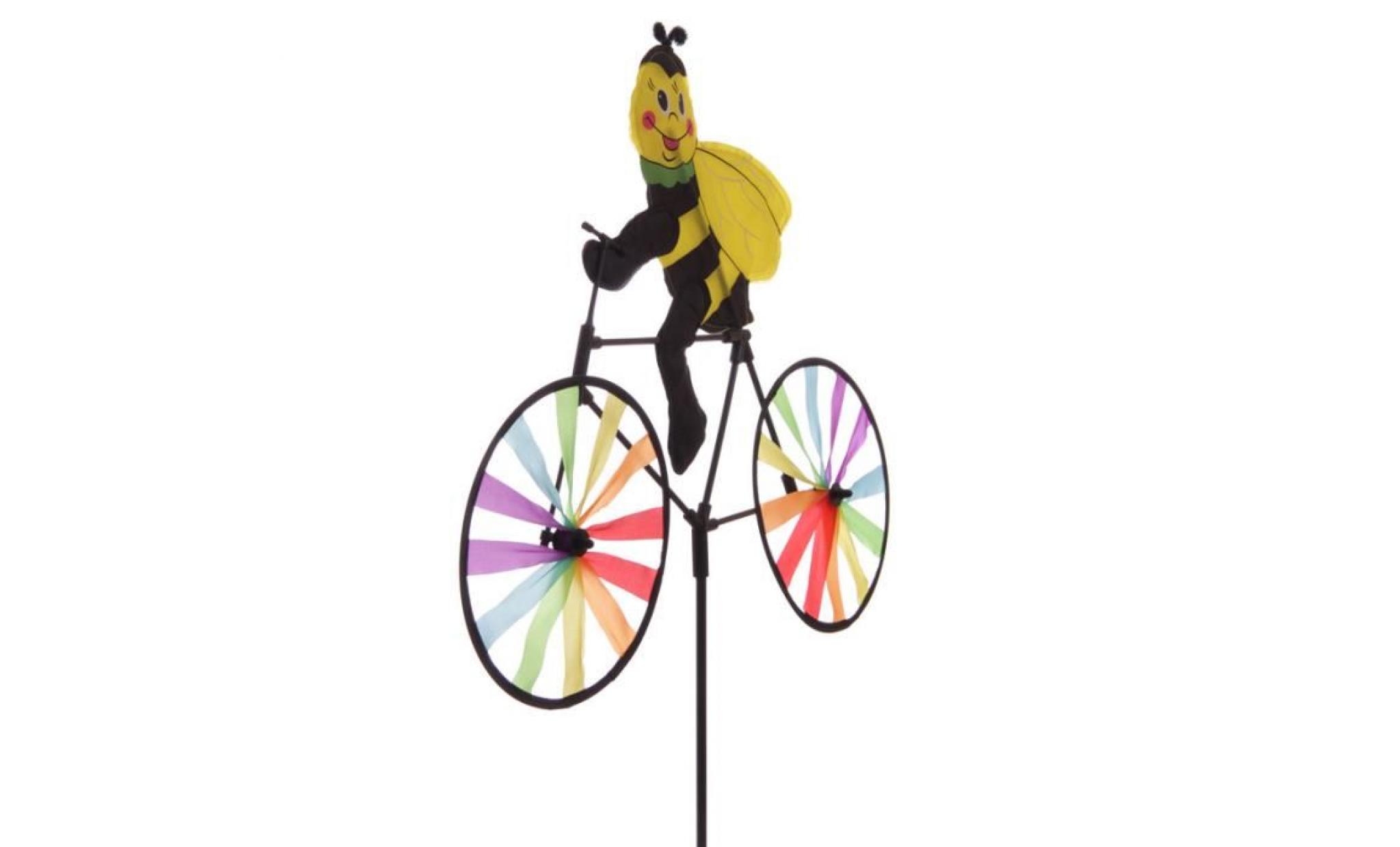 moulin à vent abeille sur son vélo pas cher