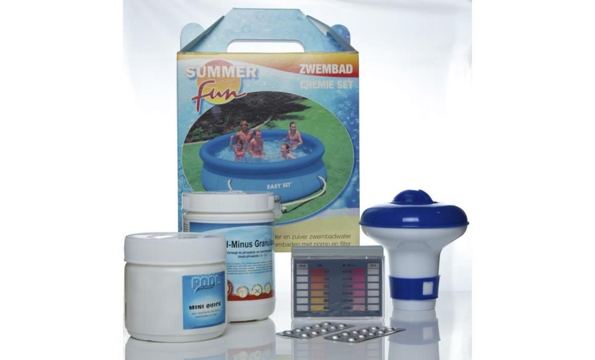 nettoyeurs de piscine et produits chimiques kit de demarrage pour piscine