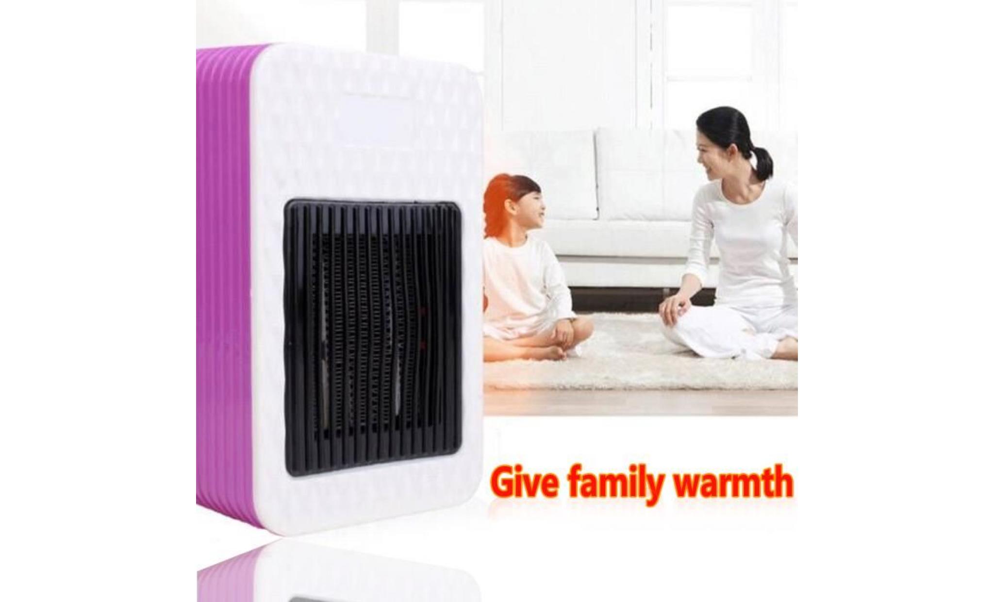 neufu 500w mini portable electric électriques chauffage à air chaud réchauffeur eu plug pour bureau domestique