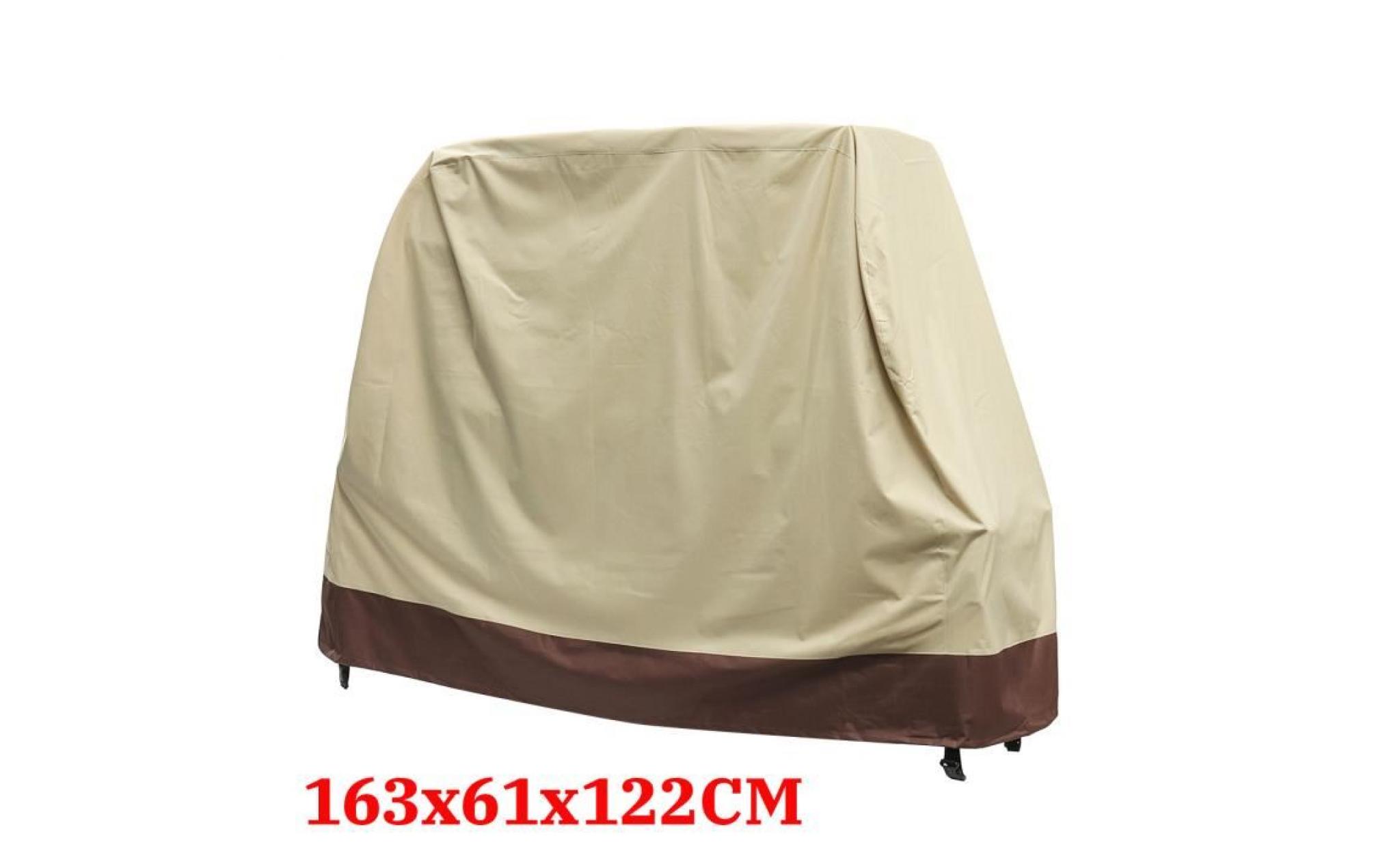 neufu jardin housse barbecue bâche couvre bbq grill protection imperméable 163x61x122cm