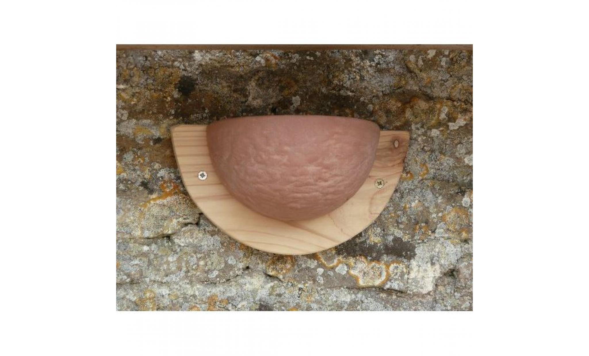 nichoir à hirondelles rustique en ceramique