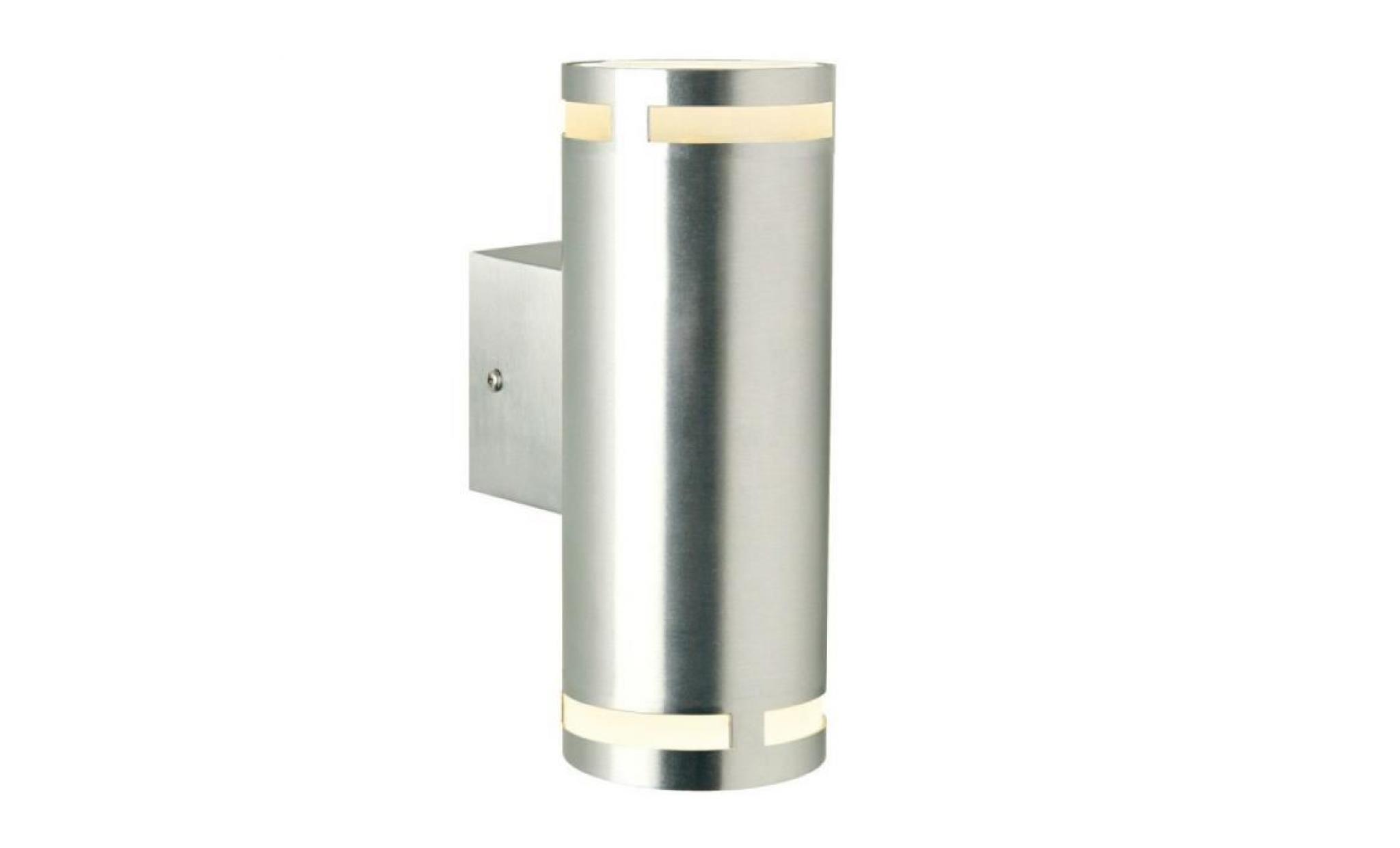 nordlux   lampe led gu10 can maxi ip54 h23 cm   aluminium 23 cm jaune