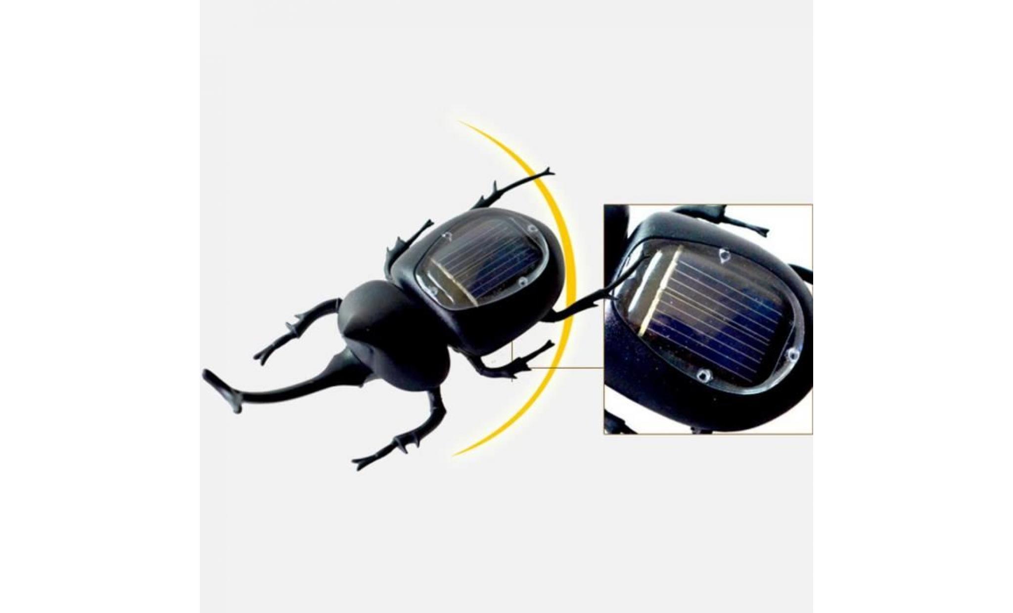 nouveauté solaire actionné beetle drôle drôles insectes enfants jouet éducatif cadeau pas cher