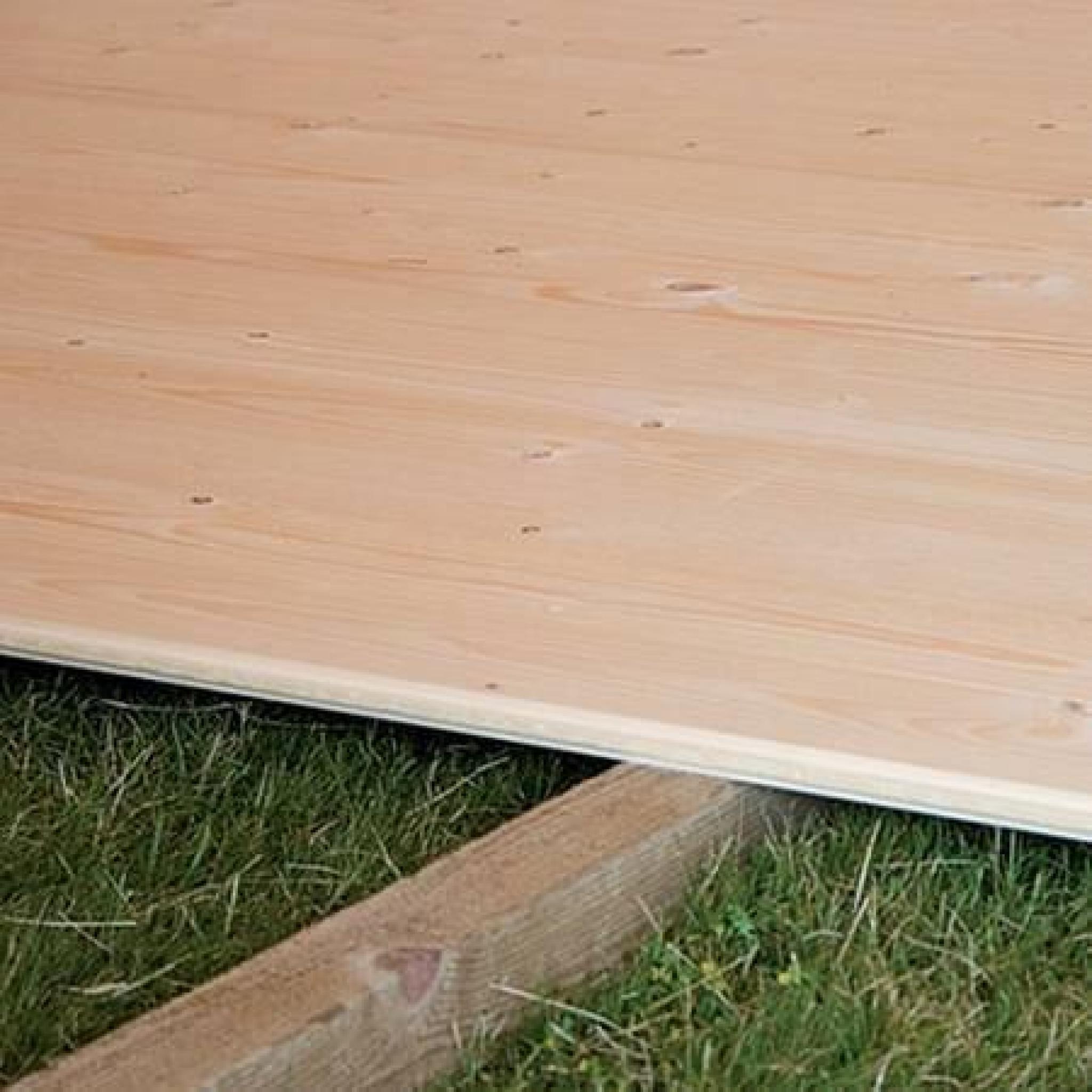Option plancher pour abris bois