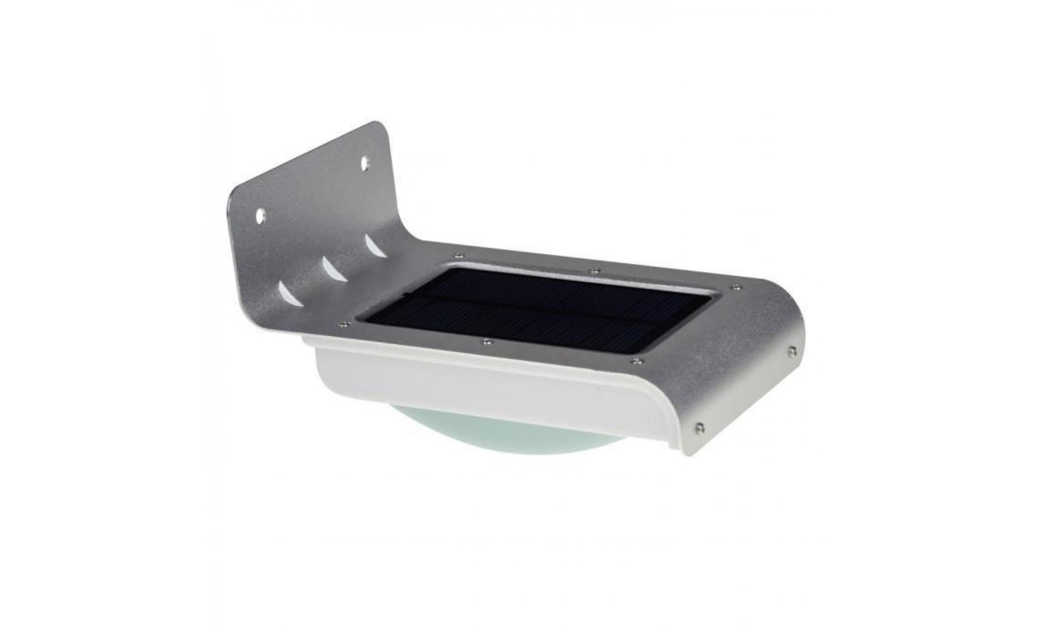 oxx60518603®lumière imperméable extérieure de lampe de sécurité de jardin de sonde de mouvement solaire de 16 led pas cher