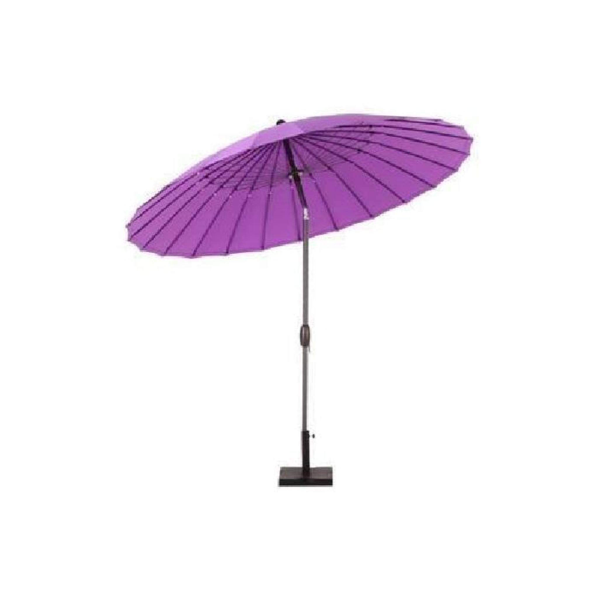 Parasol auto-inclinable Boyeros - 2,6 m. -Violet pas cher