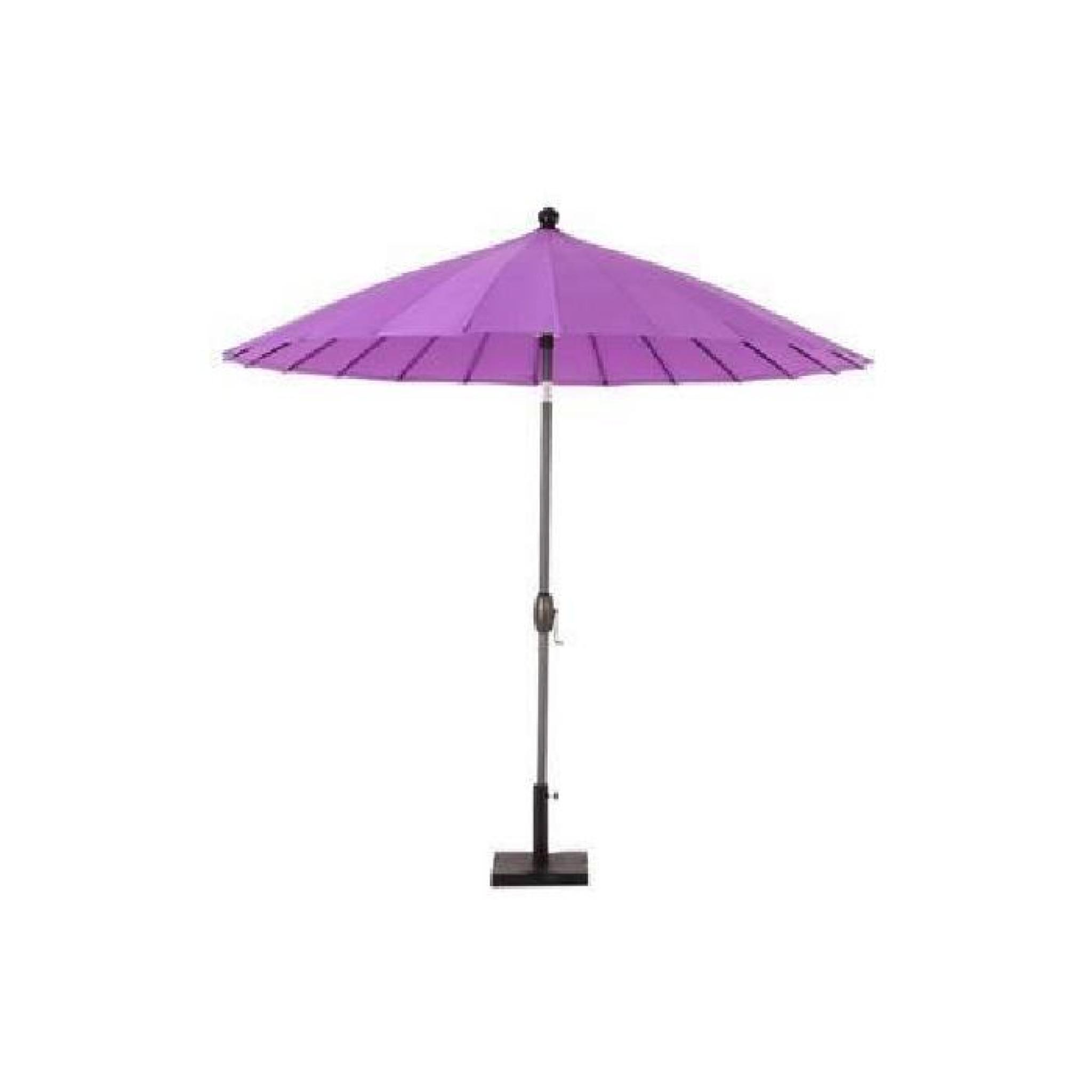 Parasol auto-inclinable Boyeros - 2,6 m. -Violet pas cher