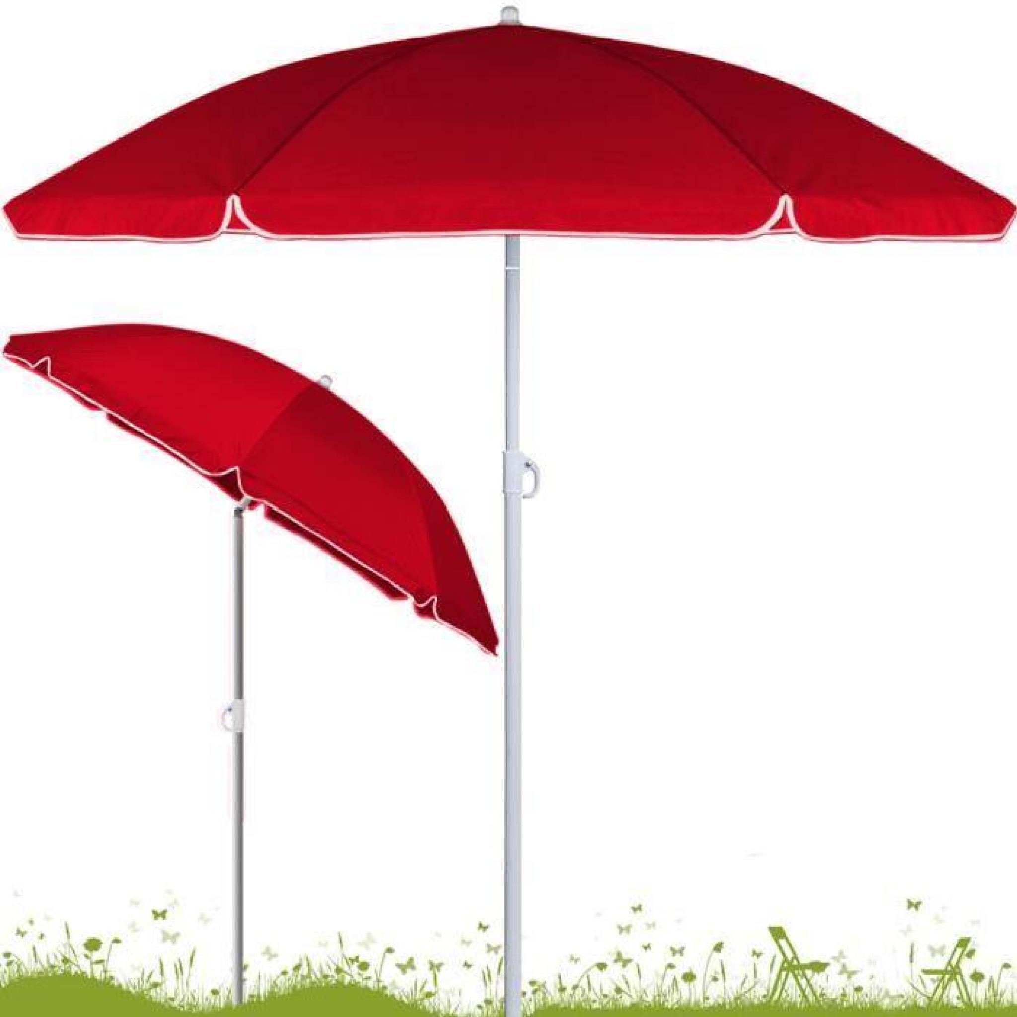 Parasol inclinable - Hauteur réglable - Jardin/plage/terrasse