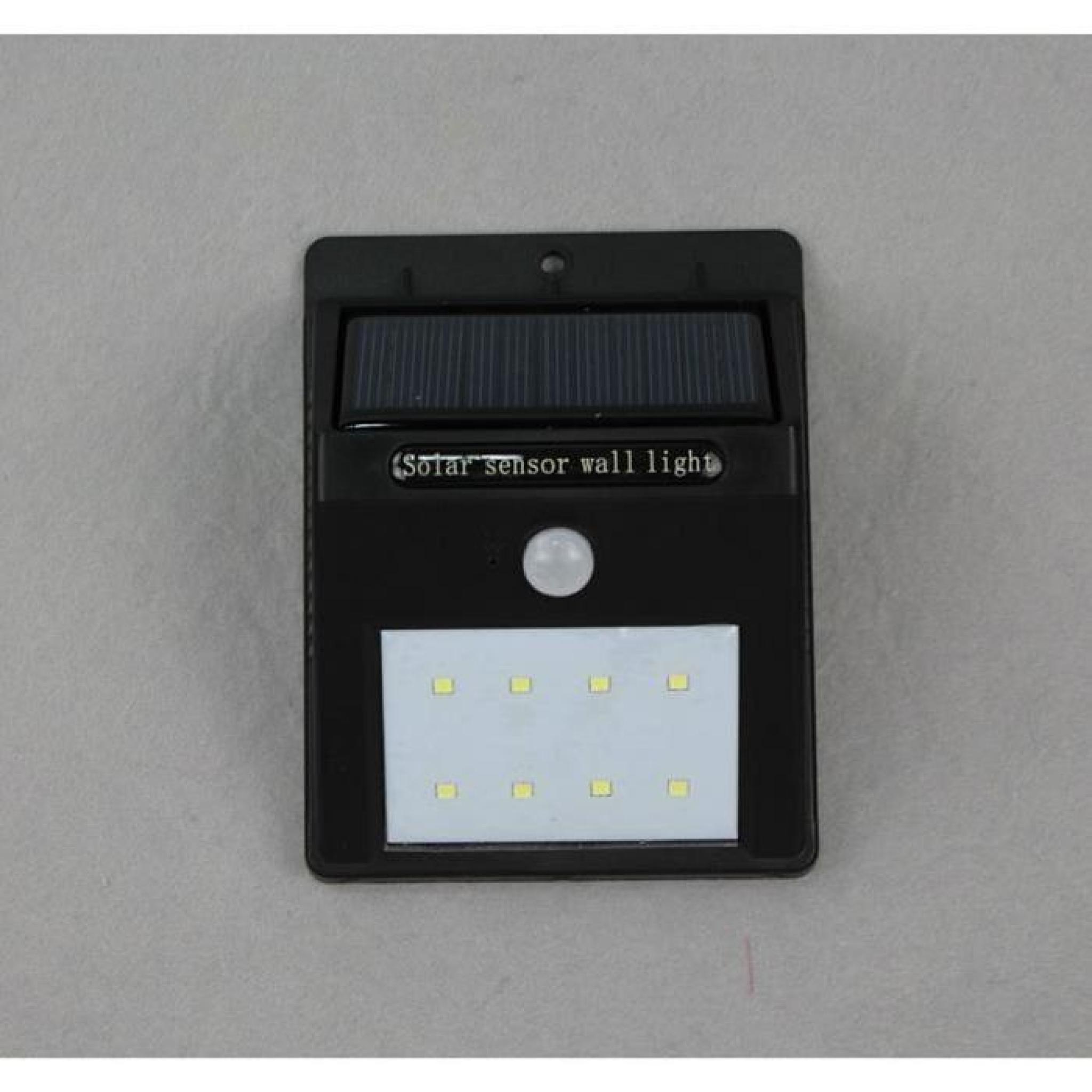 PICK FOR LIFE Lampe solaire 8 LED sans fil étanche avec détecteur de mouvement et lampe extérieure pour jardin,Porte,Entrée,etc pas cher