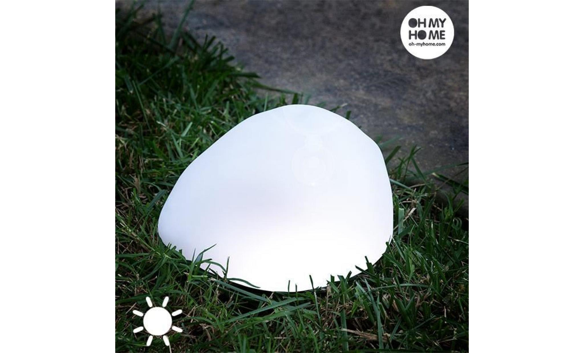pierre solaire décorative oh my home (3 led)
