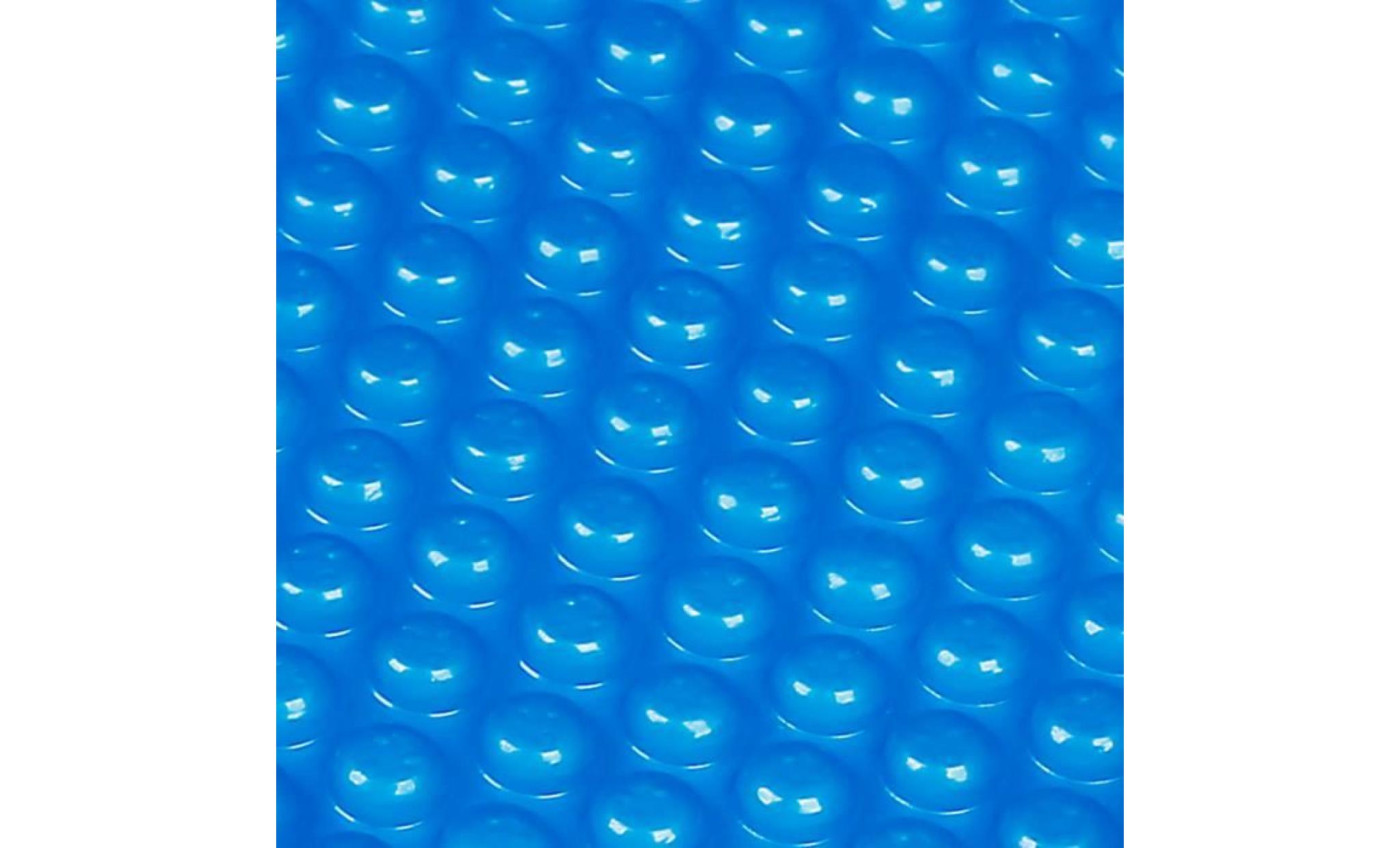 bâche solaire à bulles pour piscine 4x6m bleue protection couverture chauffage de piscine   60248 pas cher