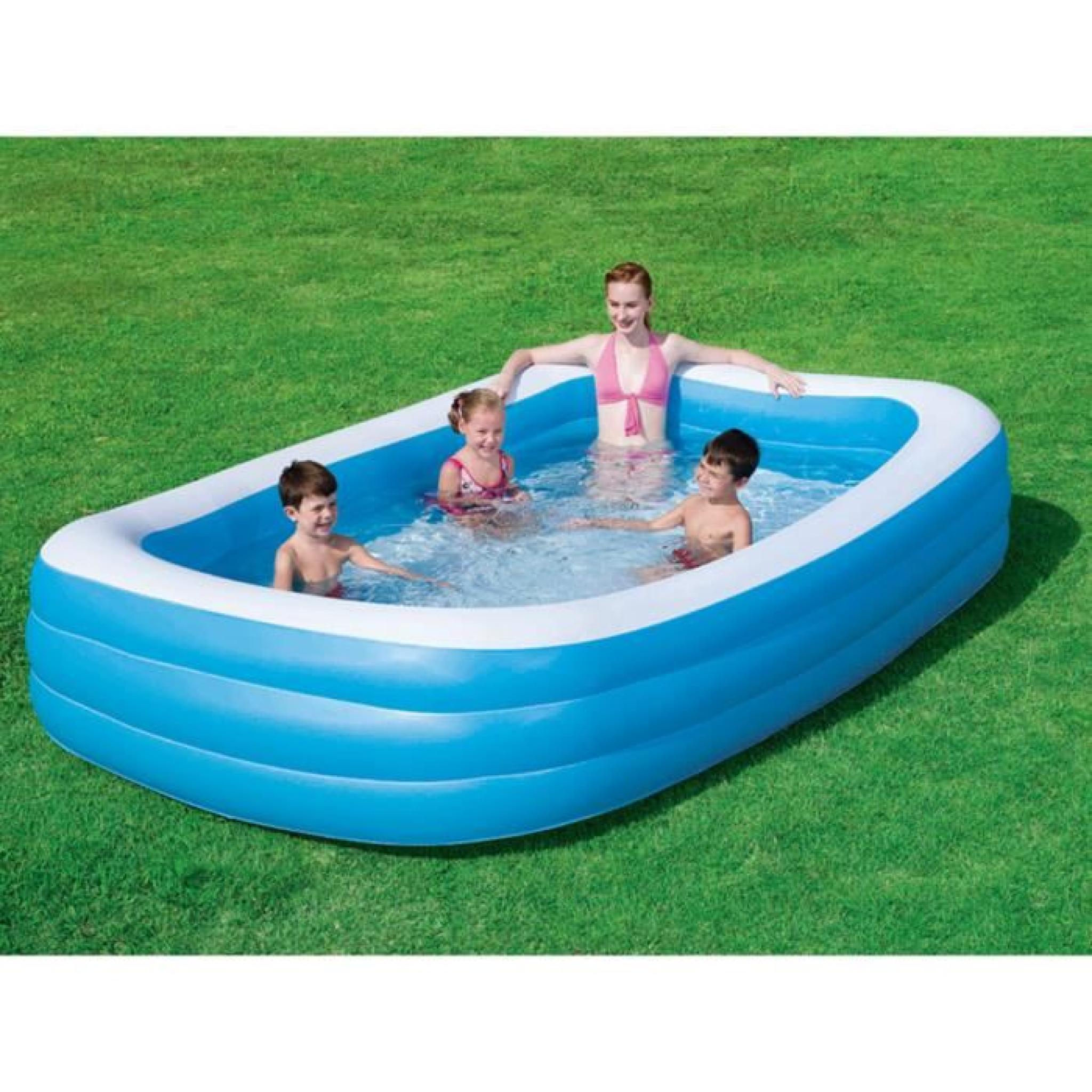 Piscine gonflable  Deluxe - 3.05 x 1.83 x 0.56 m pas cher