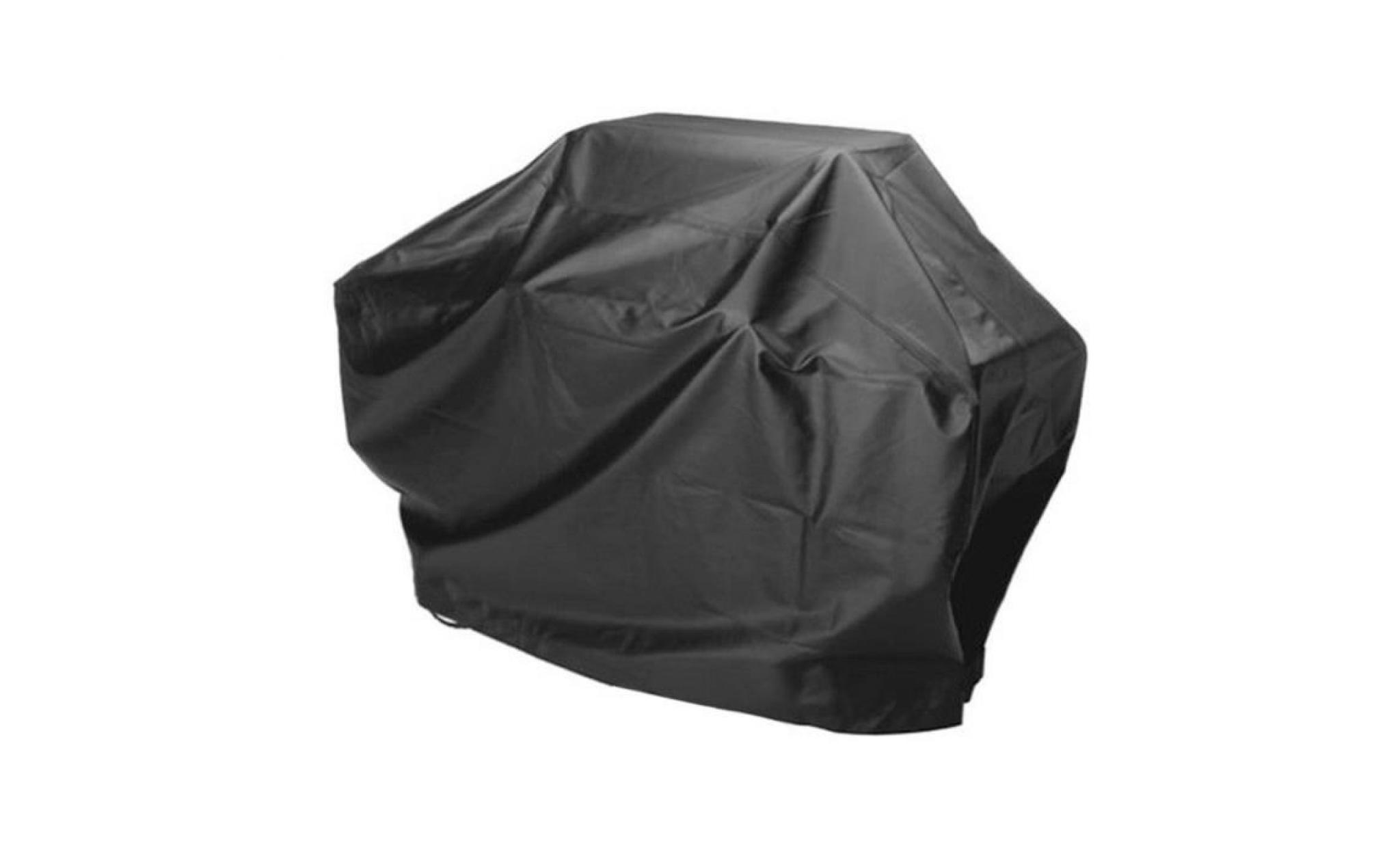 polyester housse couverture imperméable pour barbecue 80cm x 66cm x 100cm noir pas cher