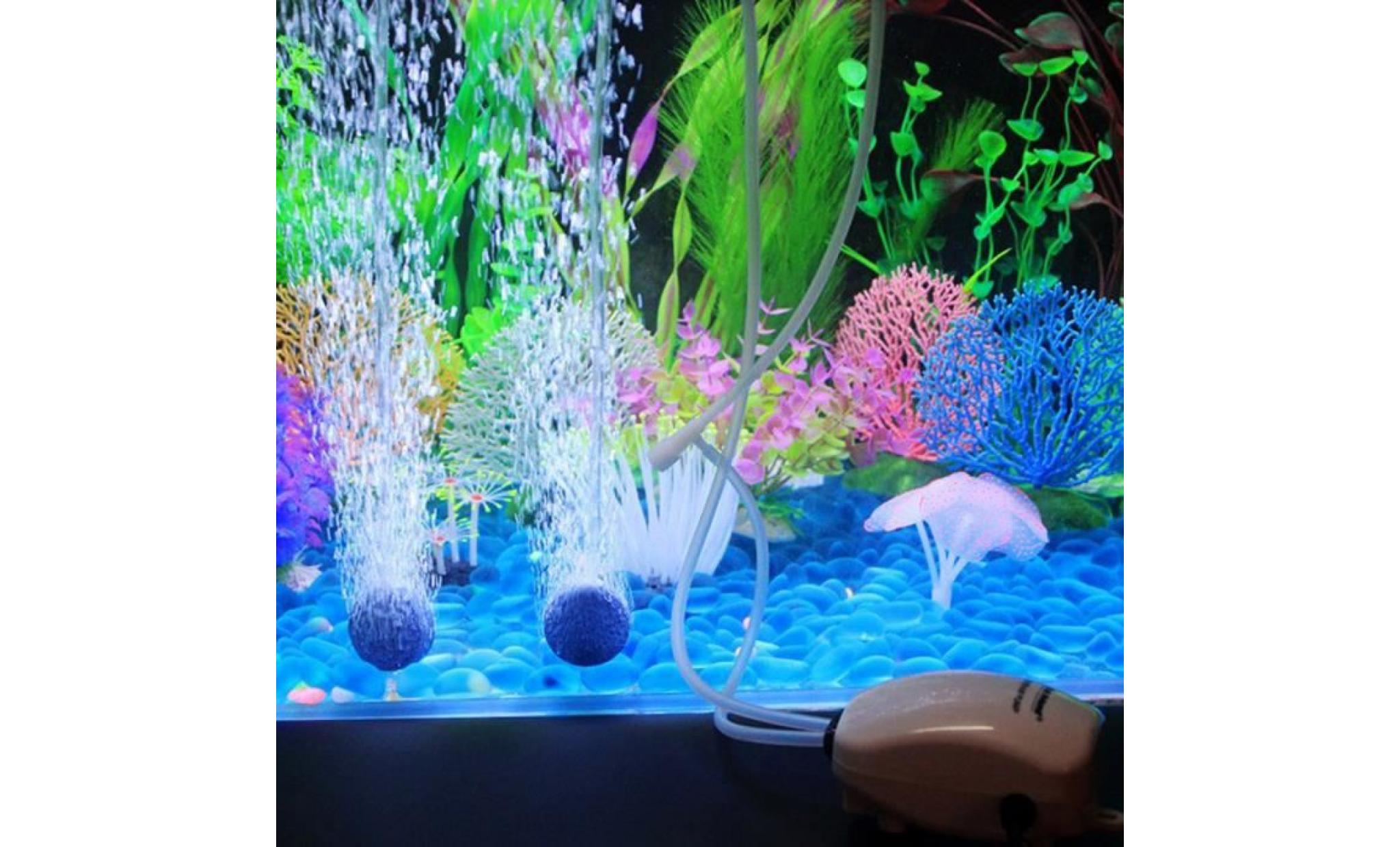 pompe à air d'aquarium double sortie 3w 220 240v pour poisson fish tank oxygène pompe À air pas cher