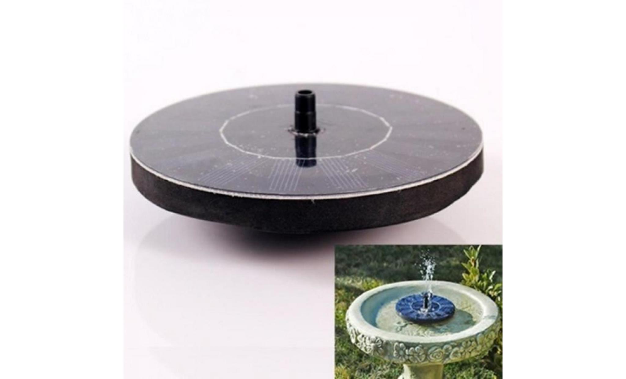 pompe à eau à énergie solaire forme ronde pour jardin ensemble