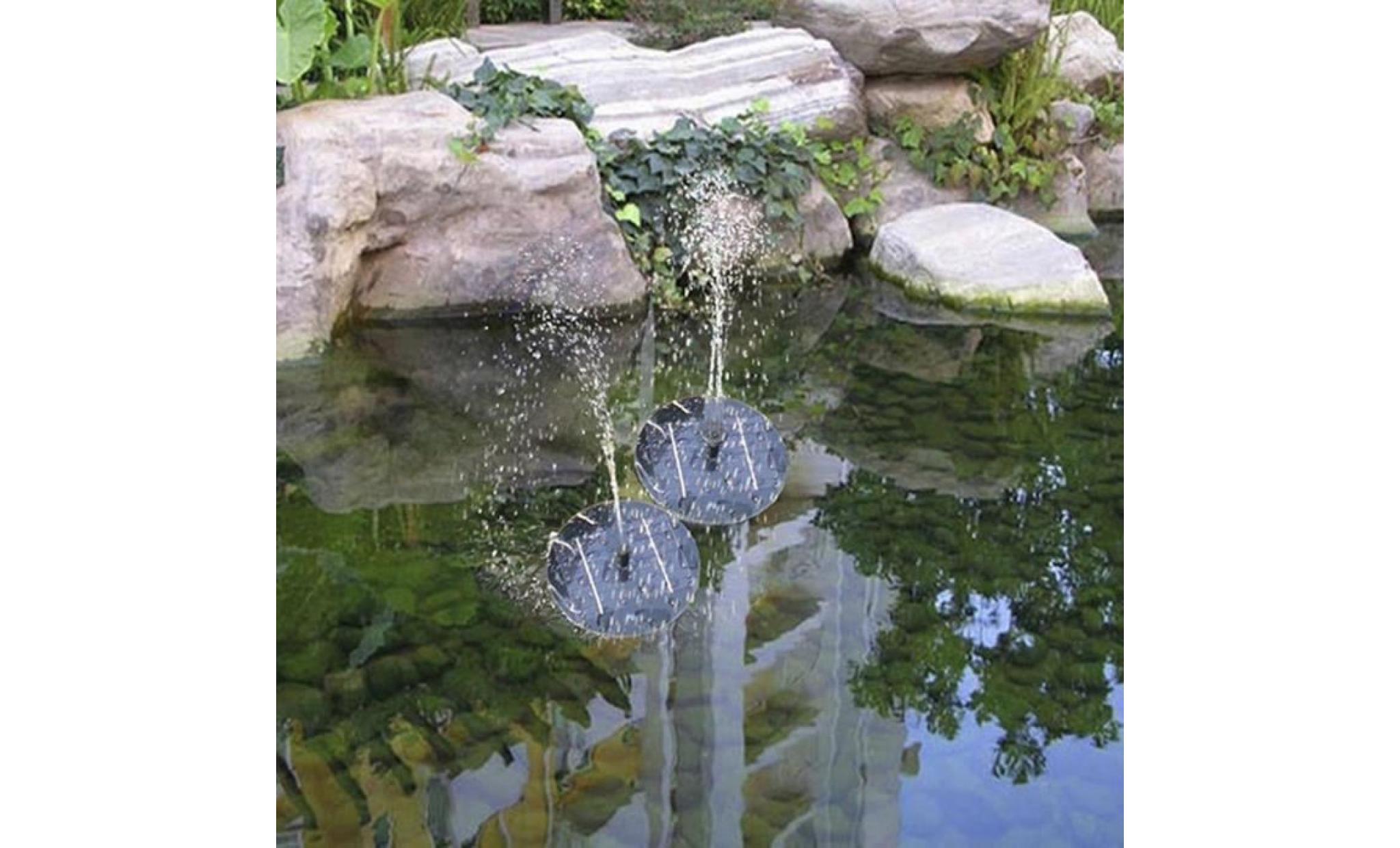pompe à eau solaire   fontaine de jardin solaire   fontaine décorative pour piscine de jardin   fontaine flottante solaire pas cher
