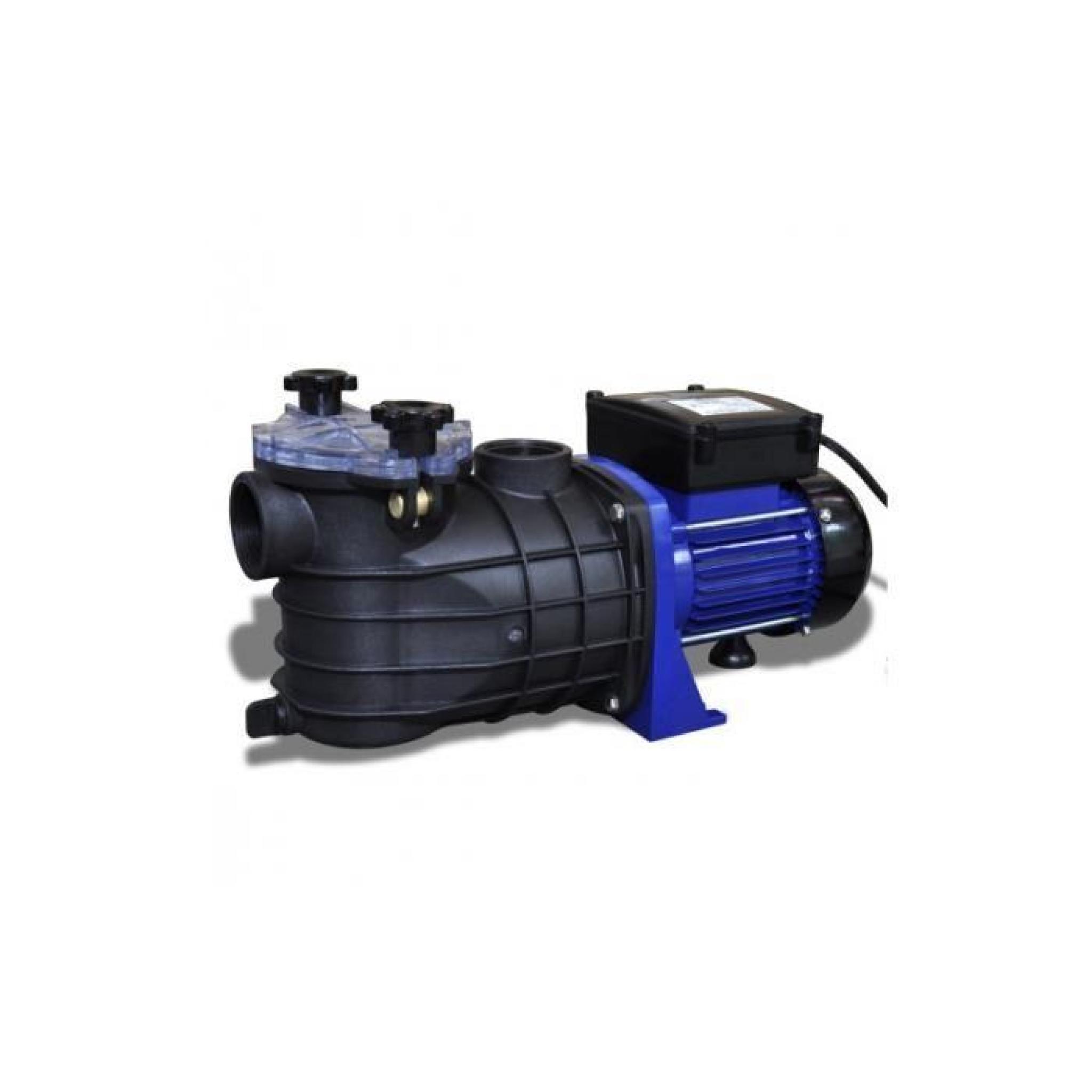 Pompe filtration piscine bassin  bleu 1200 w