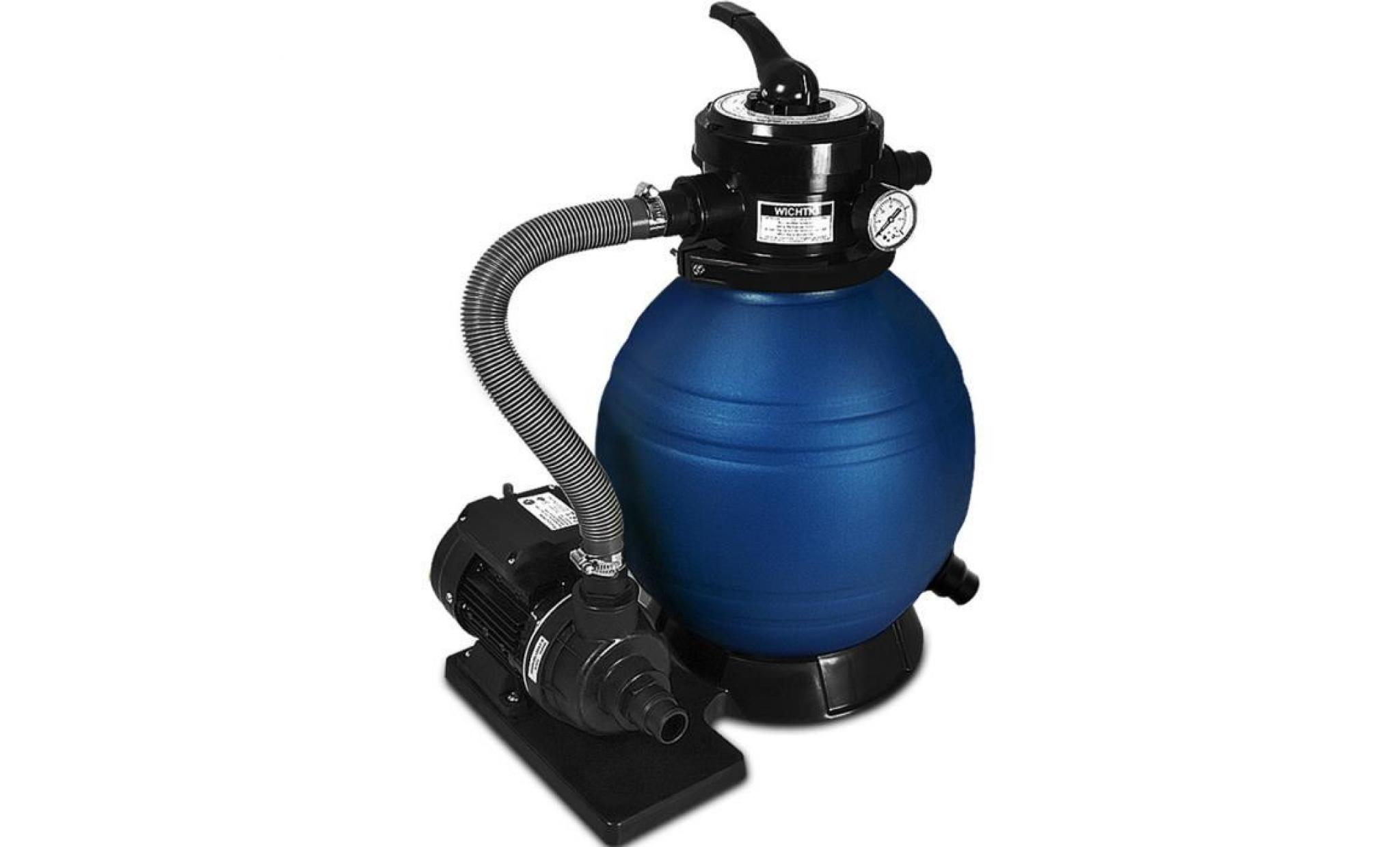 pompe filtre à sable et particule 10200 l/h avec pompe piscine nettoyage