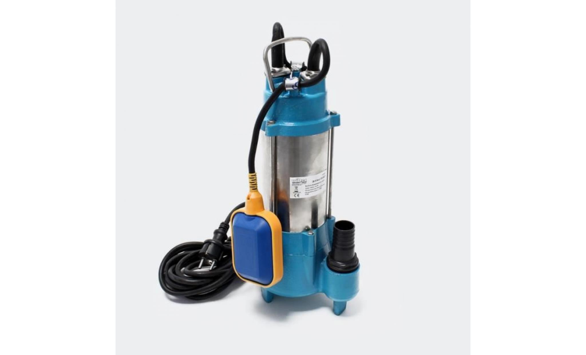 pompe pour eaux sales avec flotteur 9000l/h avec 250w