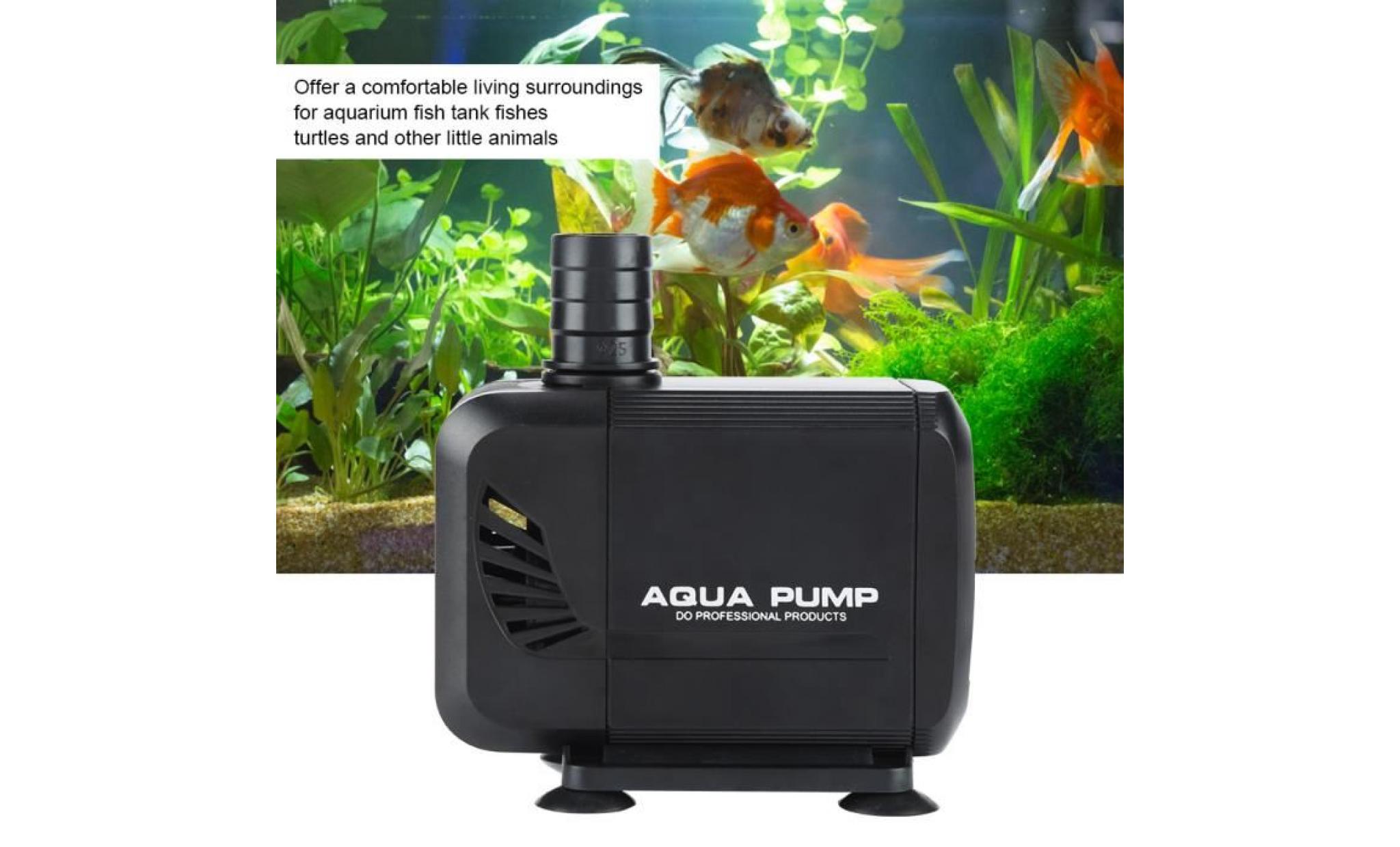 pompe submersible,pompe aquarium 3000l / h 220 ~ 240v multifonction aquarium poisson fontaine