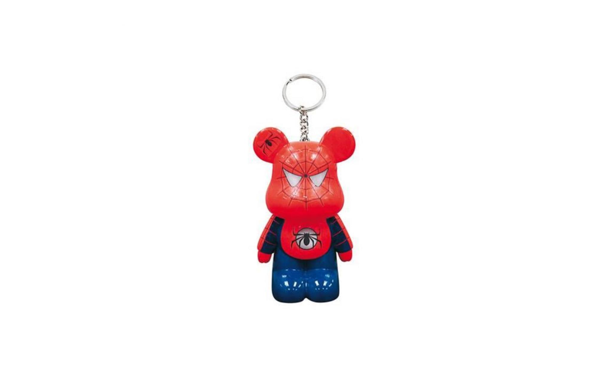 porte clés funky bear spider man   multicolore