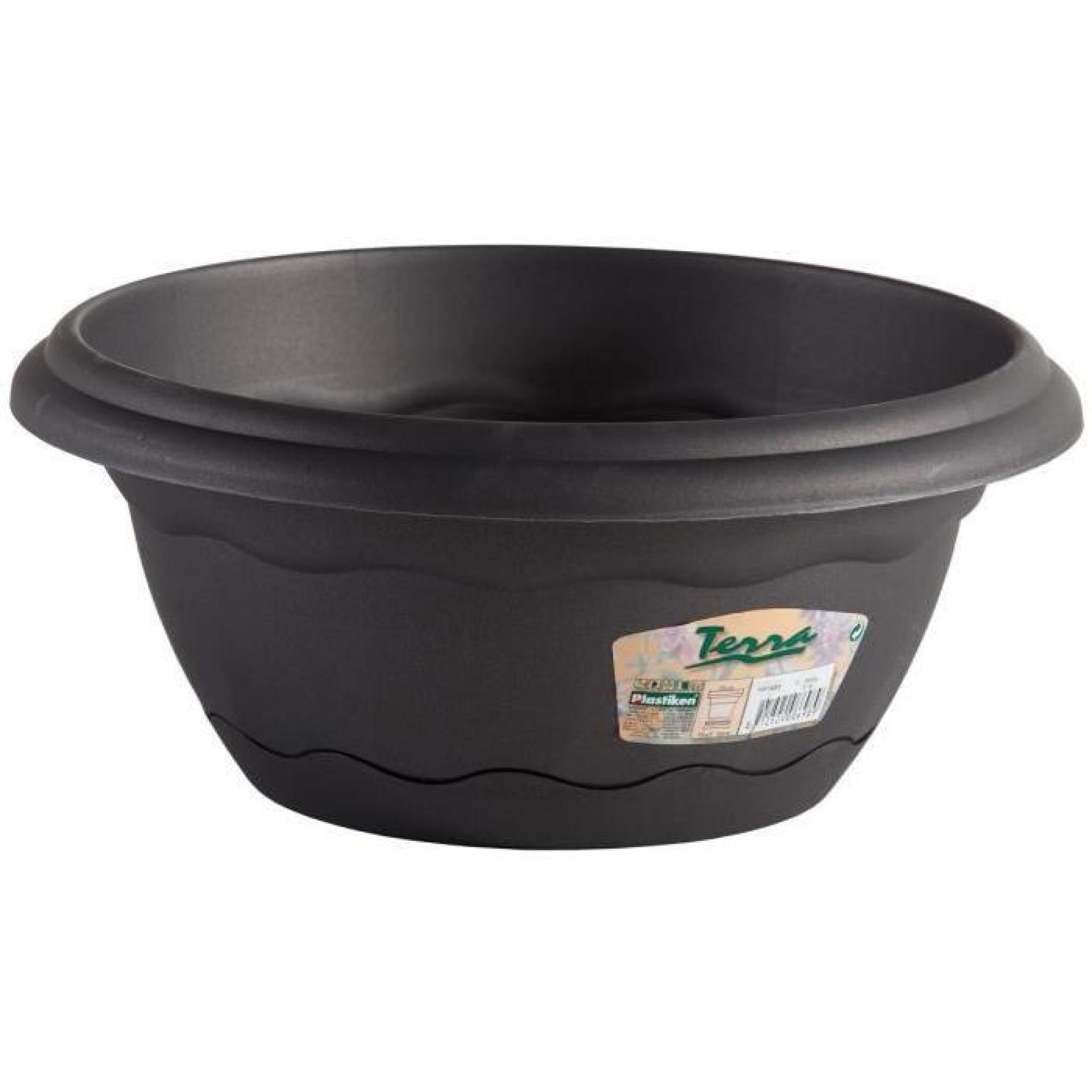 Pot rond à suspendre Ø 30cm avec soucoupe intégrée - Terracota