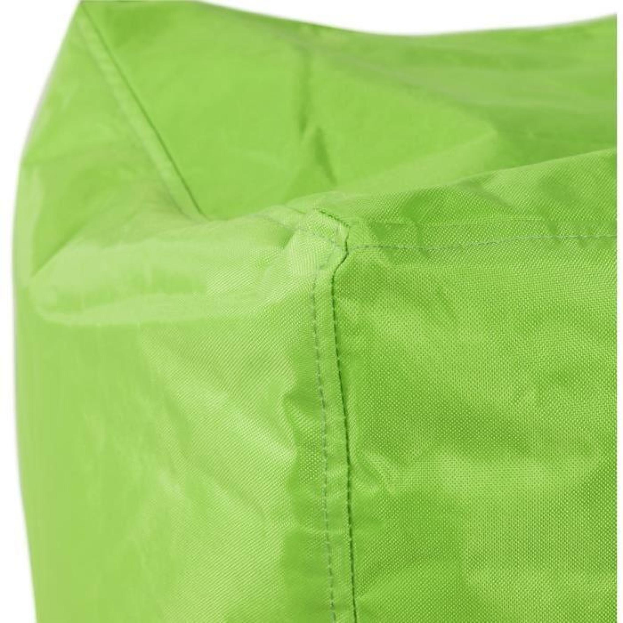 Pouf design en textile de couleur verte LS00560GE pas cher