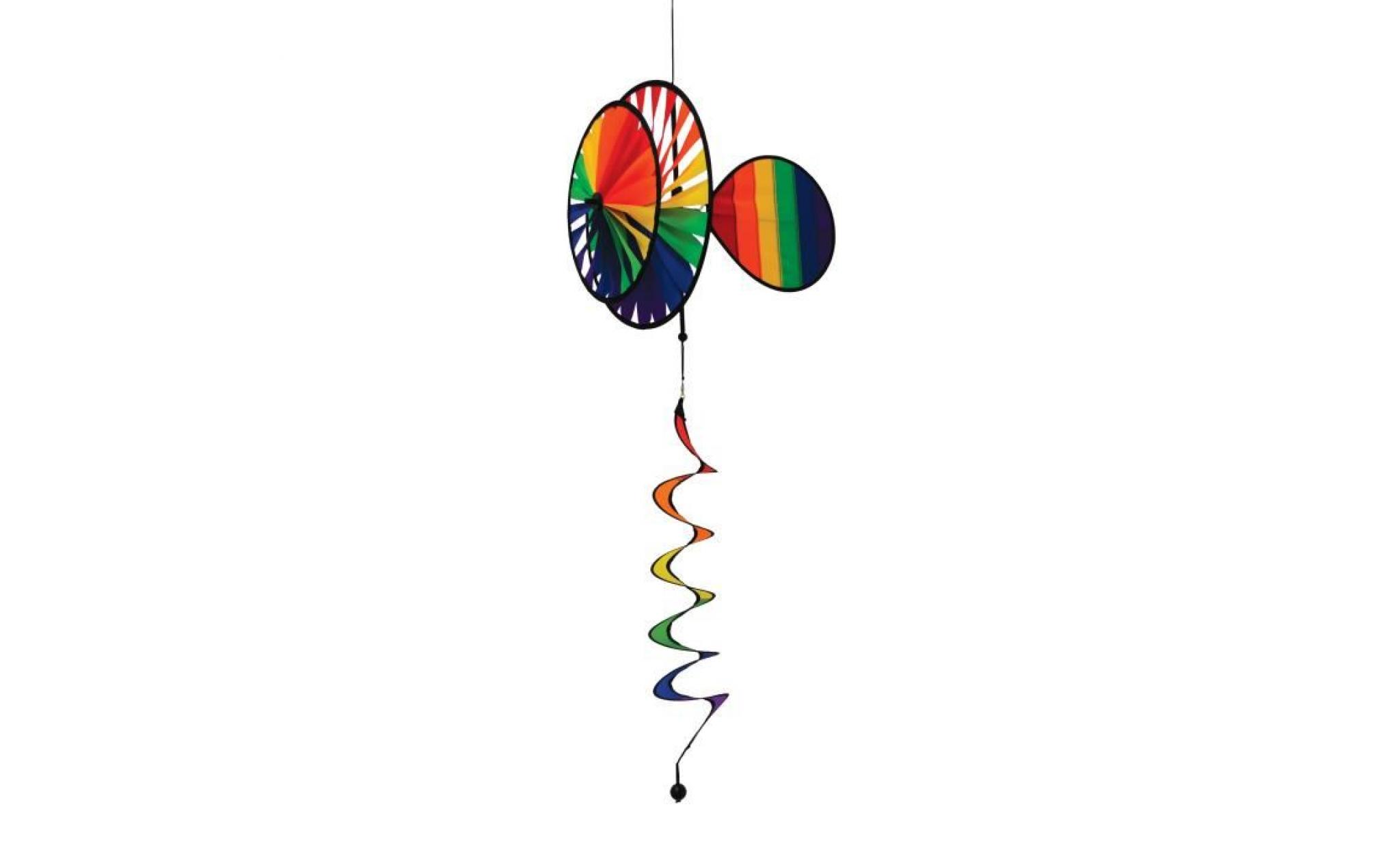 rainbow dual wheel directional hanging spinner yfhba
